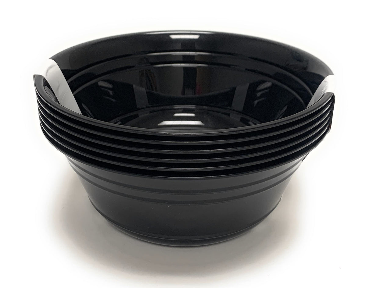 Mintra Home Snack Bowls (Small 6Pk (600Ml), Black)