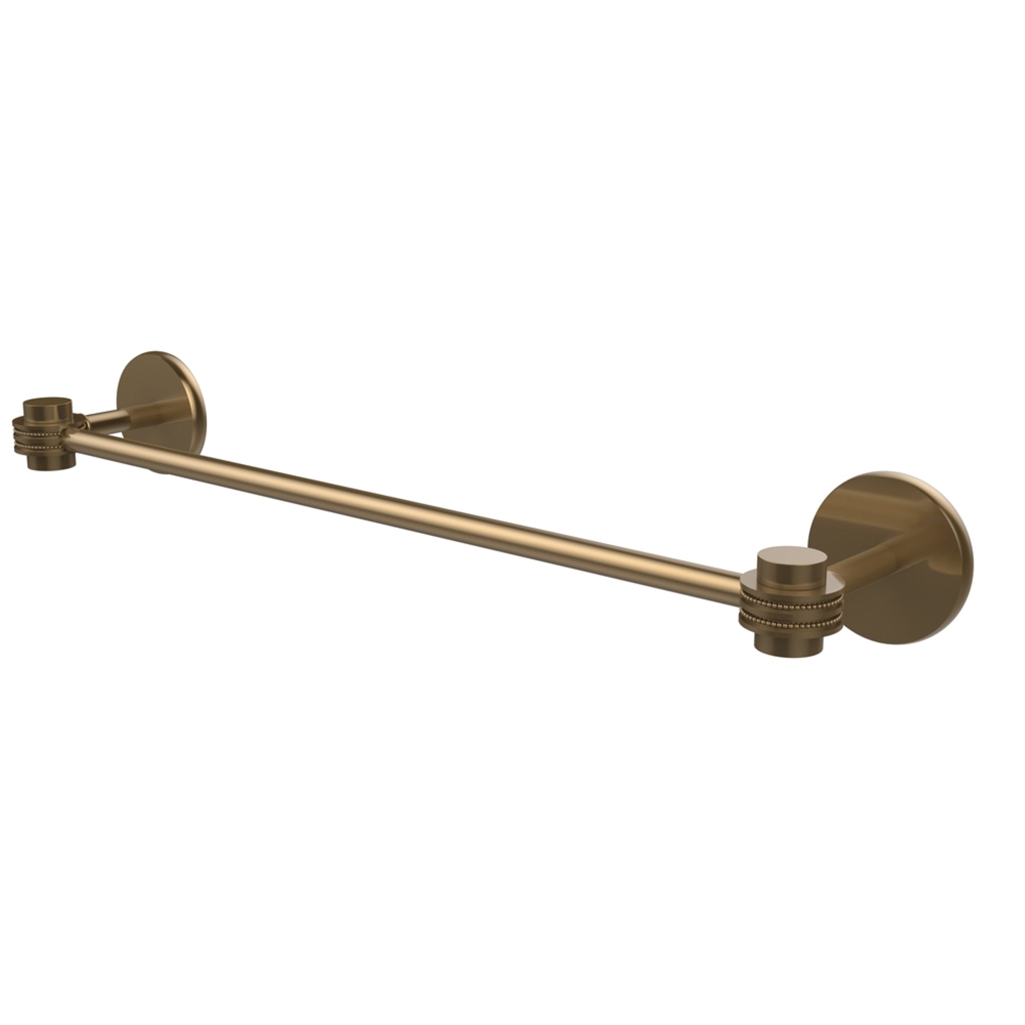 7131D/36-Bbr Satellite Orbit One Collection 36 Inch Towel Bar With Dotted Accents, Brushed Bronze
