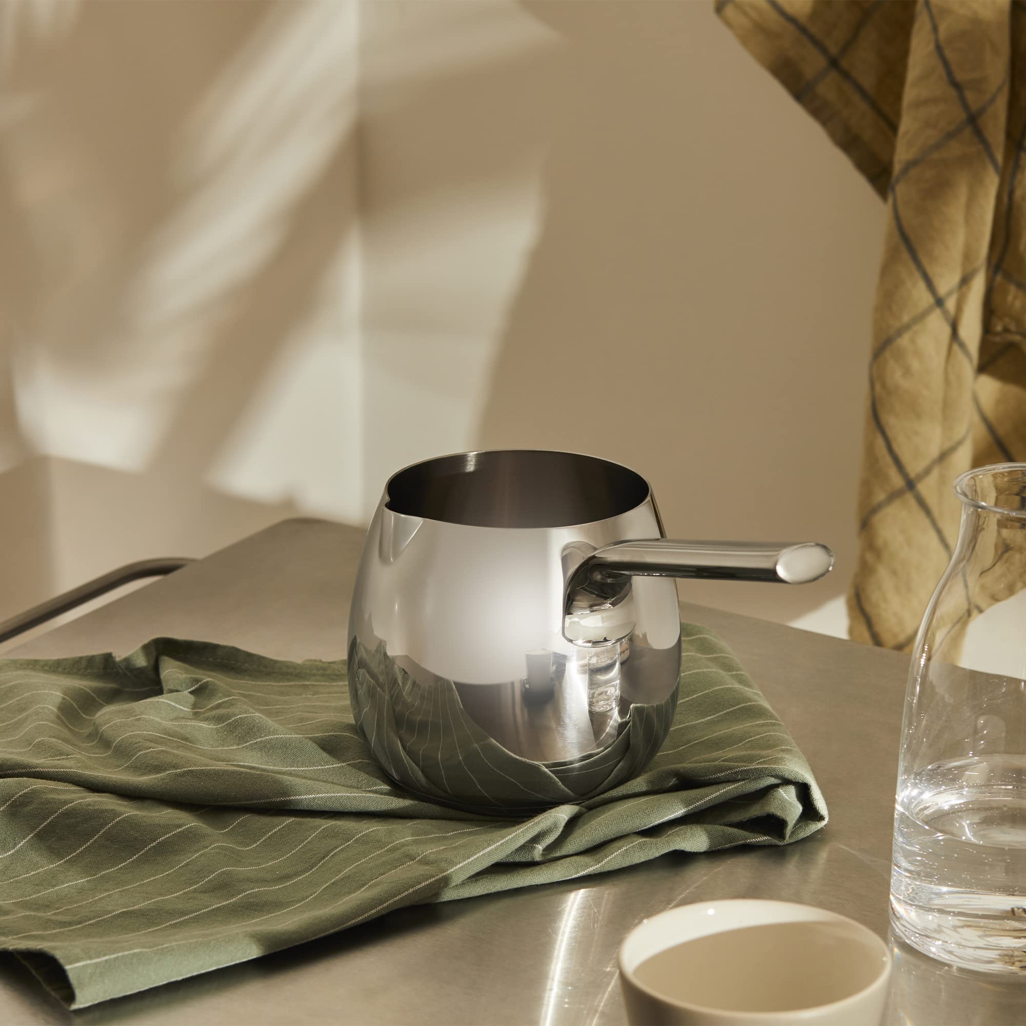 Alessi Mami Milk Boiler, Silver