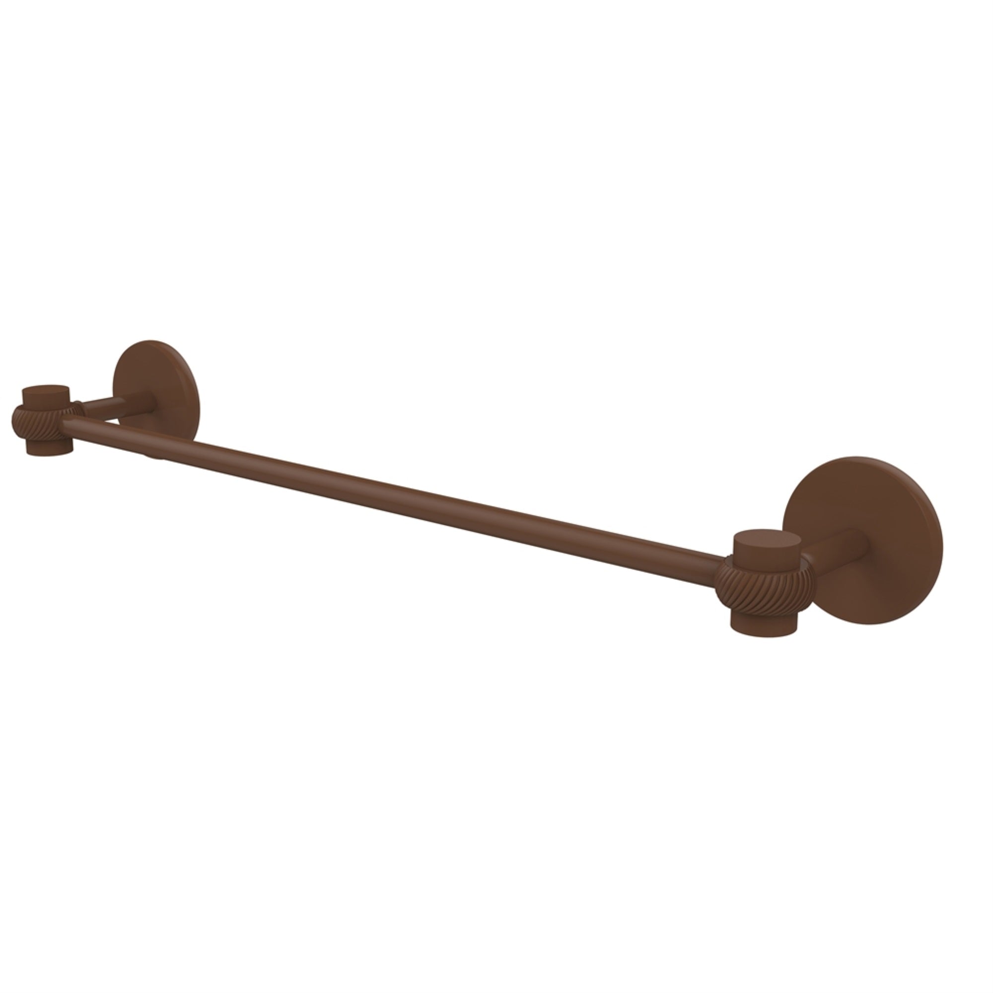 7131T/30-Abz Satellite Orbit One Collection 30 Inch Towel Bar With Twist Accents, Antique Bronze