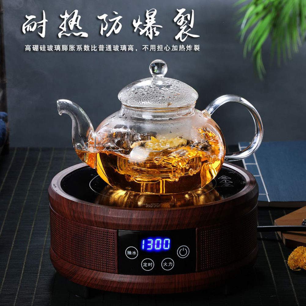 Beylor Clear Glass Teapot Heat Resistant Teapots 800 Ml /27 Oz With Infuser For Tea Leaf Loose Tea (800Ml)