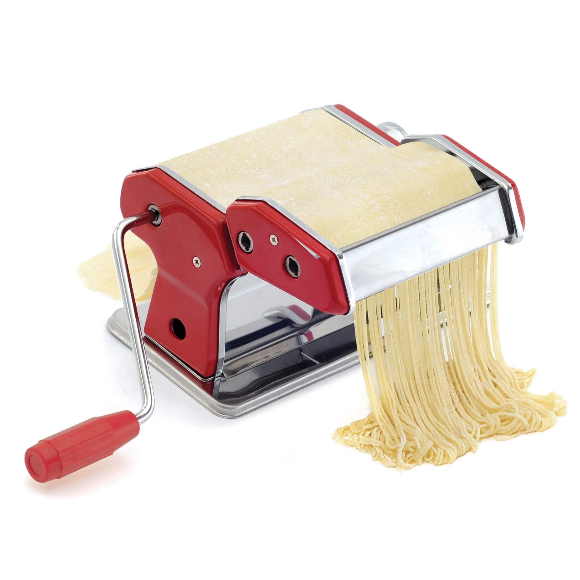 Norpro 1049R Pasta Machine, Silver/Red
