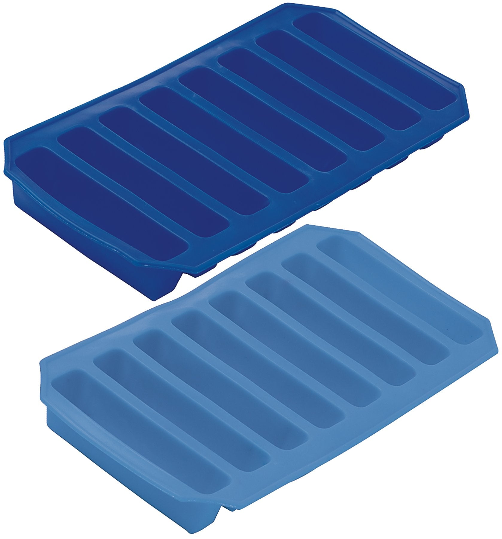 Prepworks by Progressive Flexible Ice Sticks Trays - Set of 2, Ice Cube Tray, Cylinder Ice Cubes, Silicone Tray