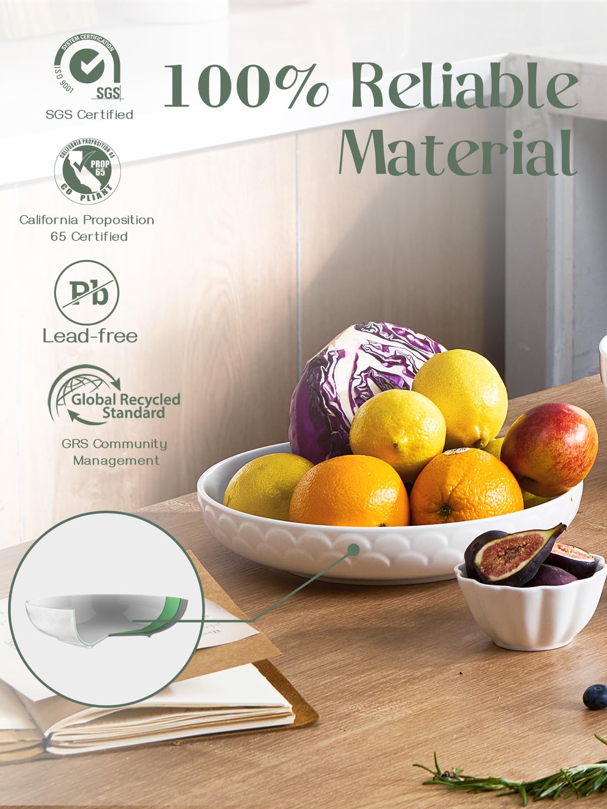 Dowan Pasta Bowls, 54 Oz Large Salad Serving Bowls, 10 ' ' Plates Bowls Set Of 4, White Ceramic Soup Bowls For Kitchen Meal Prep