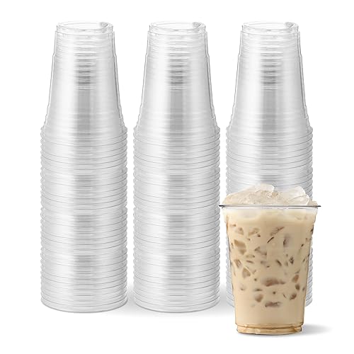 [200 COUNT] HAKOWARE by Harvest Pack 16oz Ultra Clear Disposable Plastic Cold Cups