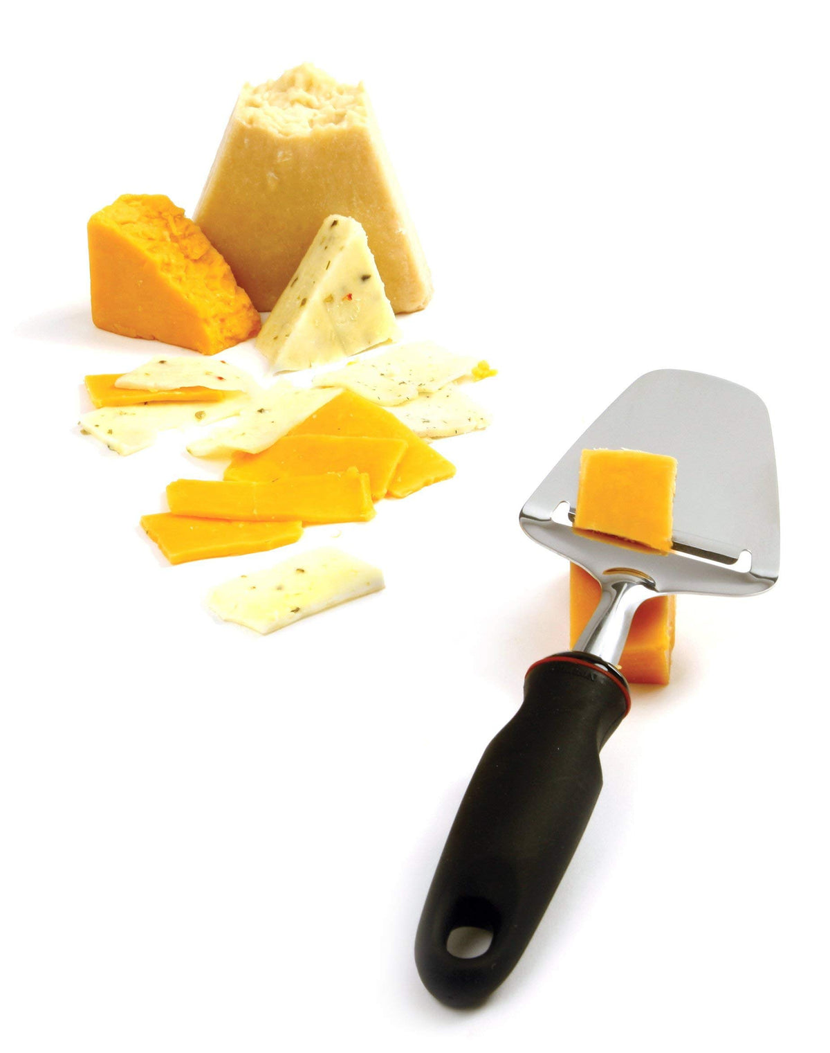 Norpro Grip-Ez Cheese Slicer And Plane, Black, 9.5In/24Cm