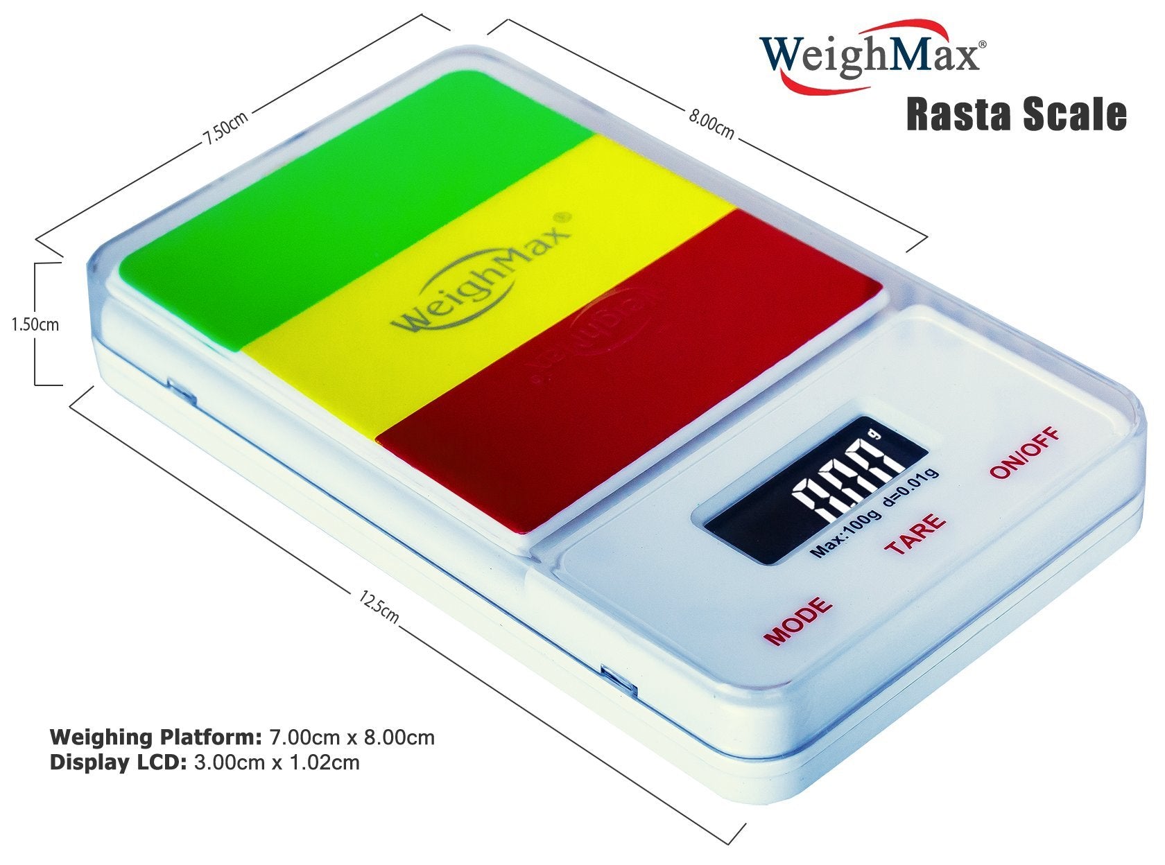 Weighmax Dream Series Digital Pocket Scale, 100 By 0.01 G, Rasta