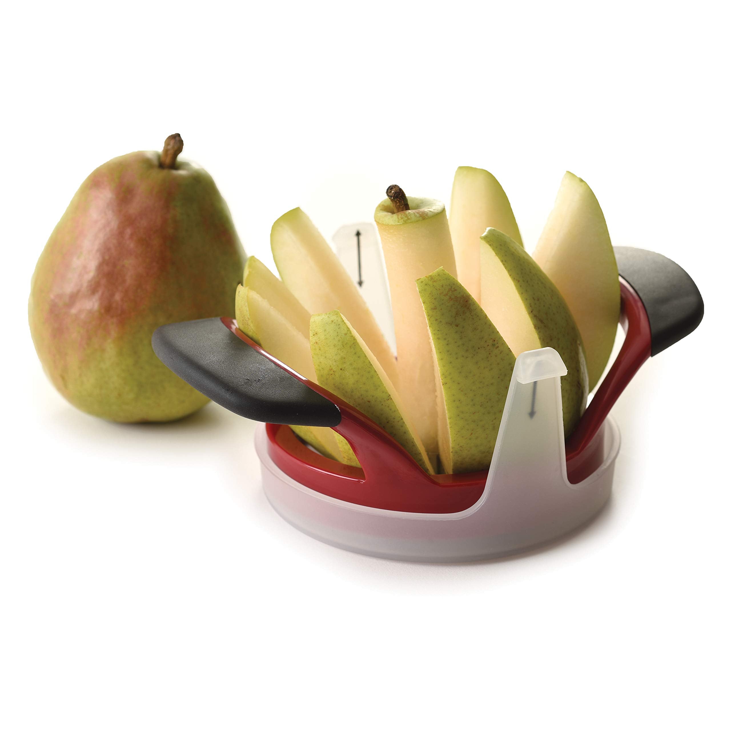 Norpro Grip Ez Fruit Wedger, 8 Sections, Red