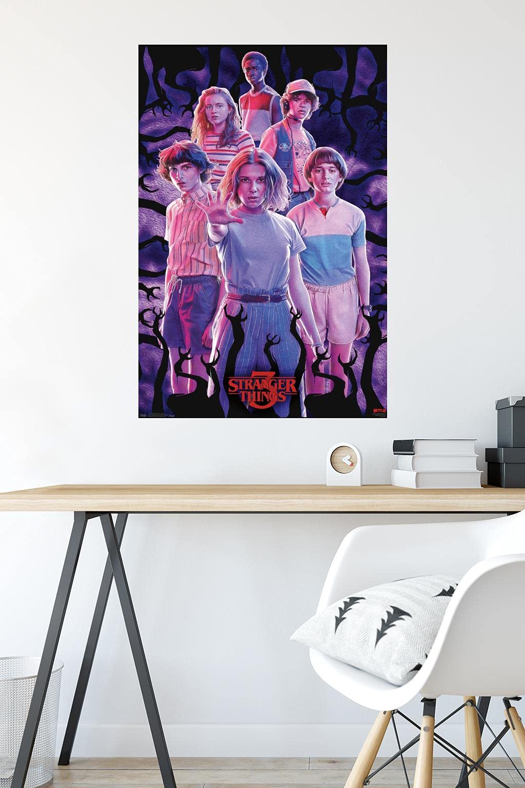 Trends International Netflix Stranger Things: Season 3 - Group Wall Poster, 22.375'' X 34'', Premium Unframed Version