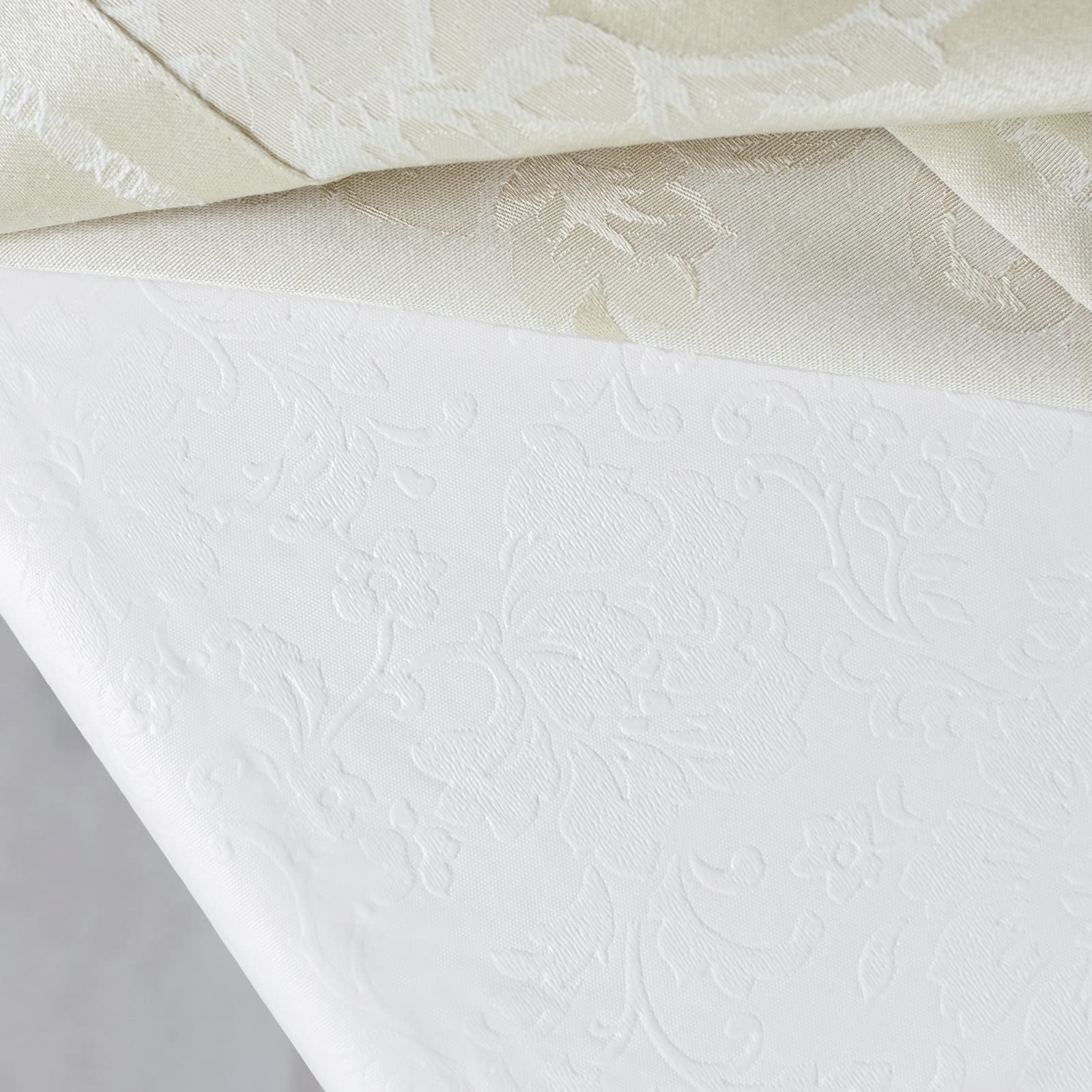 Benson Mills Deluxe Heavy Duty Vinyl Table Pad, Premium Table Protector, Waterproof With Flannel Backing, Quilted Design And Cus