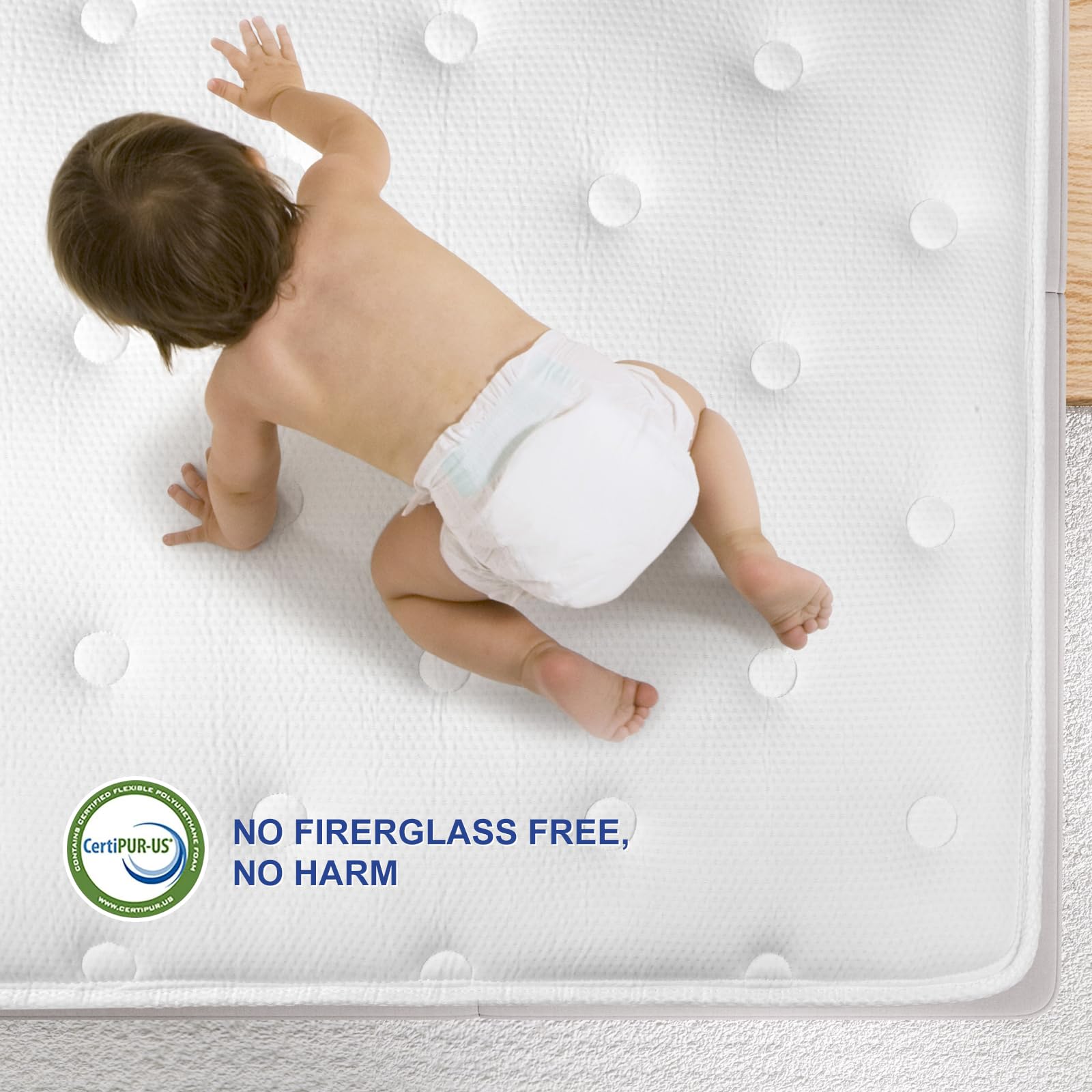 Regoss Twin Mattress, 10 Inch Twin Mattress Hybrid, Twin Size Mattress In A Box With Memory Foam & Individual Pocket Spring, Twi