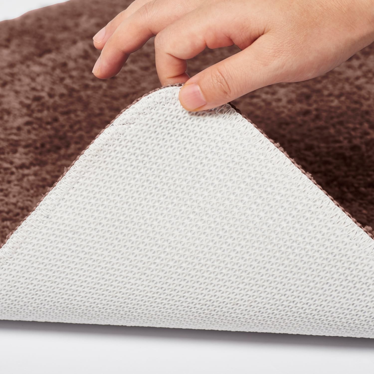 CNNJ Bath Rugs Set 3 Pieces Bathroom Mat Soft Absorbent Plush Shaggy Soft Floor Non Slip Shower Bath Tub Machine Washable Honey Gold