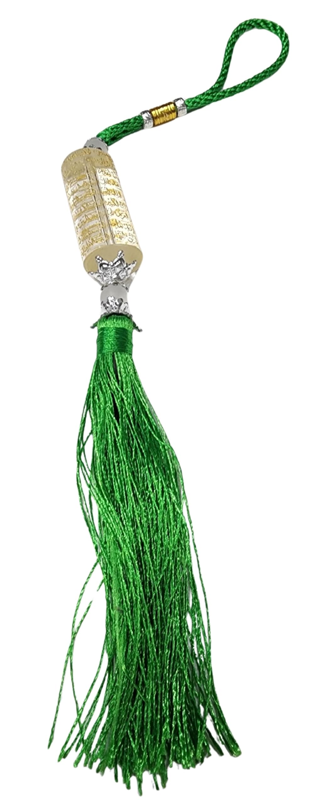 Islamic Hanging Ornament Amn005 Muslim House Room Door Entry Car Rear Mirror Decoration (Green_02)