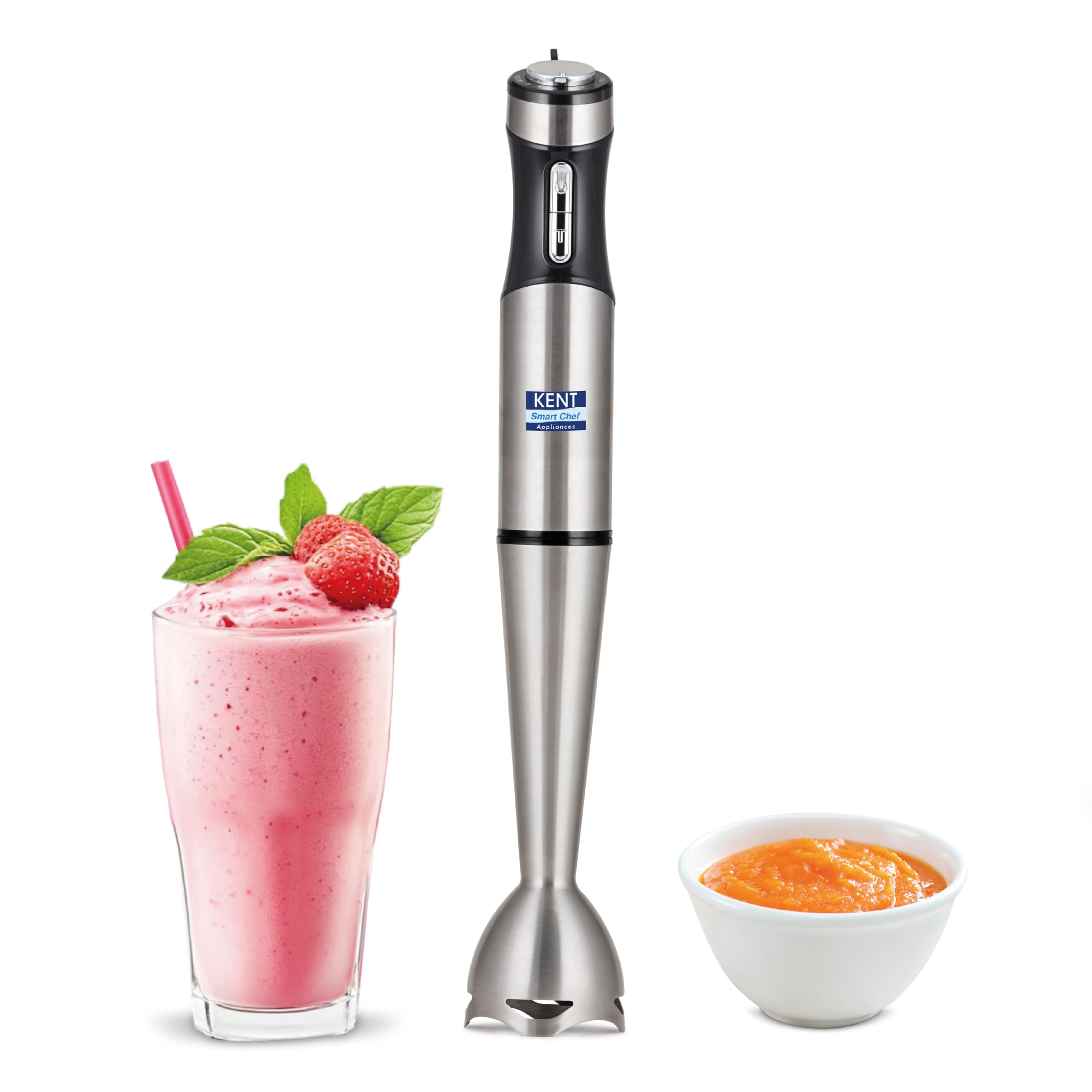 Kent 16044 Hand Blender Stainless Steel 400 W | Variable Speed Control | Easy To Clean And Store | Low Noise Operation
