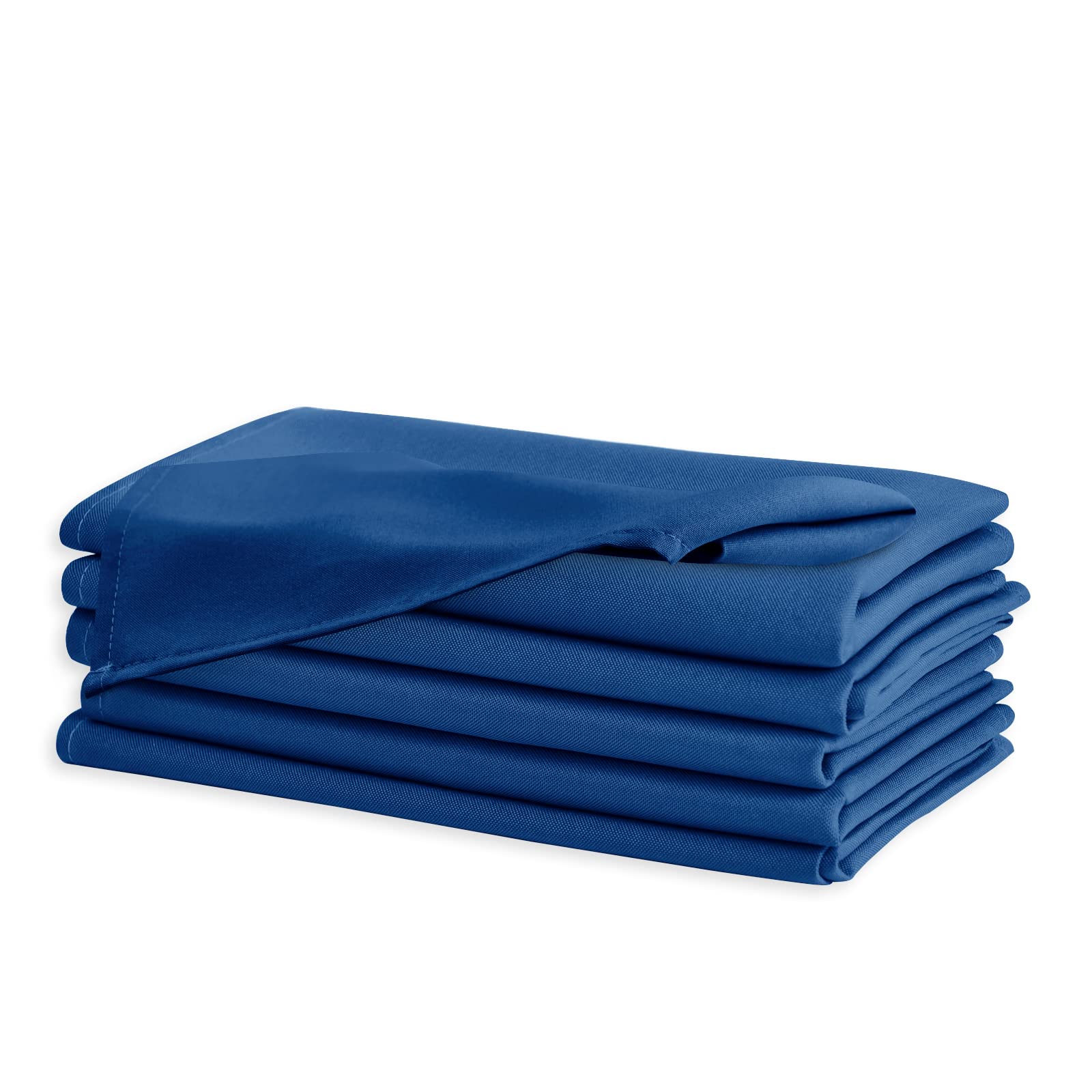 Hiasan Royal Blue Cloth Napkins Set Of 6, 18 X 18 Inch, Washable Pink Dinner Napkins With Hemmed Edges For Restaurant, Wedding A