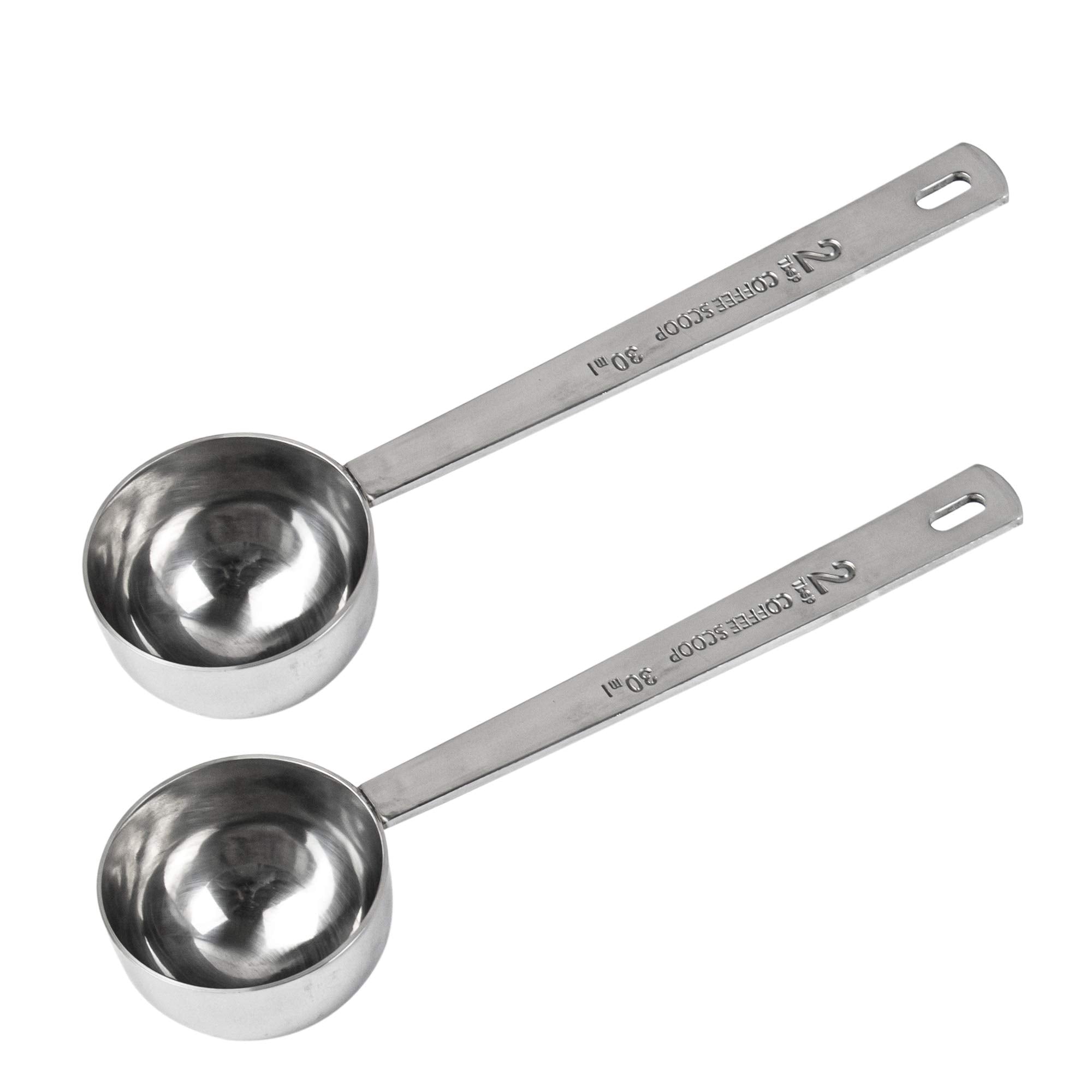 Framendino, 2 Pack Coffee Scoops Stainless Steel Measuring Spoon 2 Tablespoon With Long Handle For Tea Sugar Powder