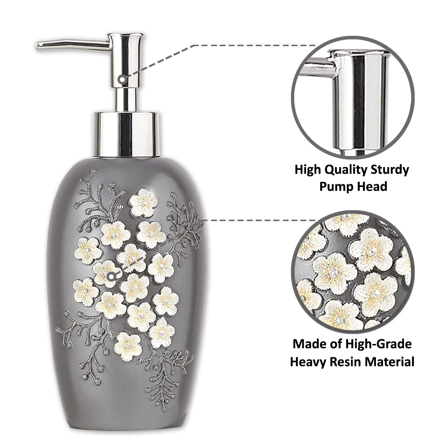 Popular Bath Lotion Pump Bloomfield, Grey