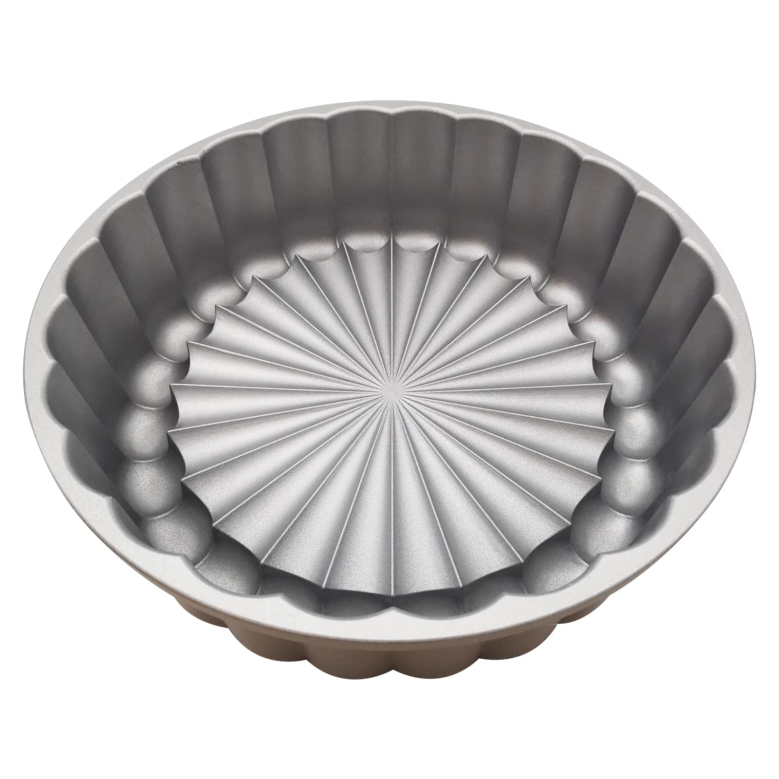 Wbjkzjd Charlotte Cake Mold, 9 Inch Cake Pan Aluminium Kitchen Accessories Decoration Christmas Wedding Valentines 3D Charlotte