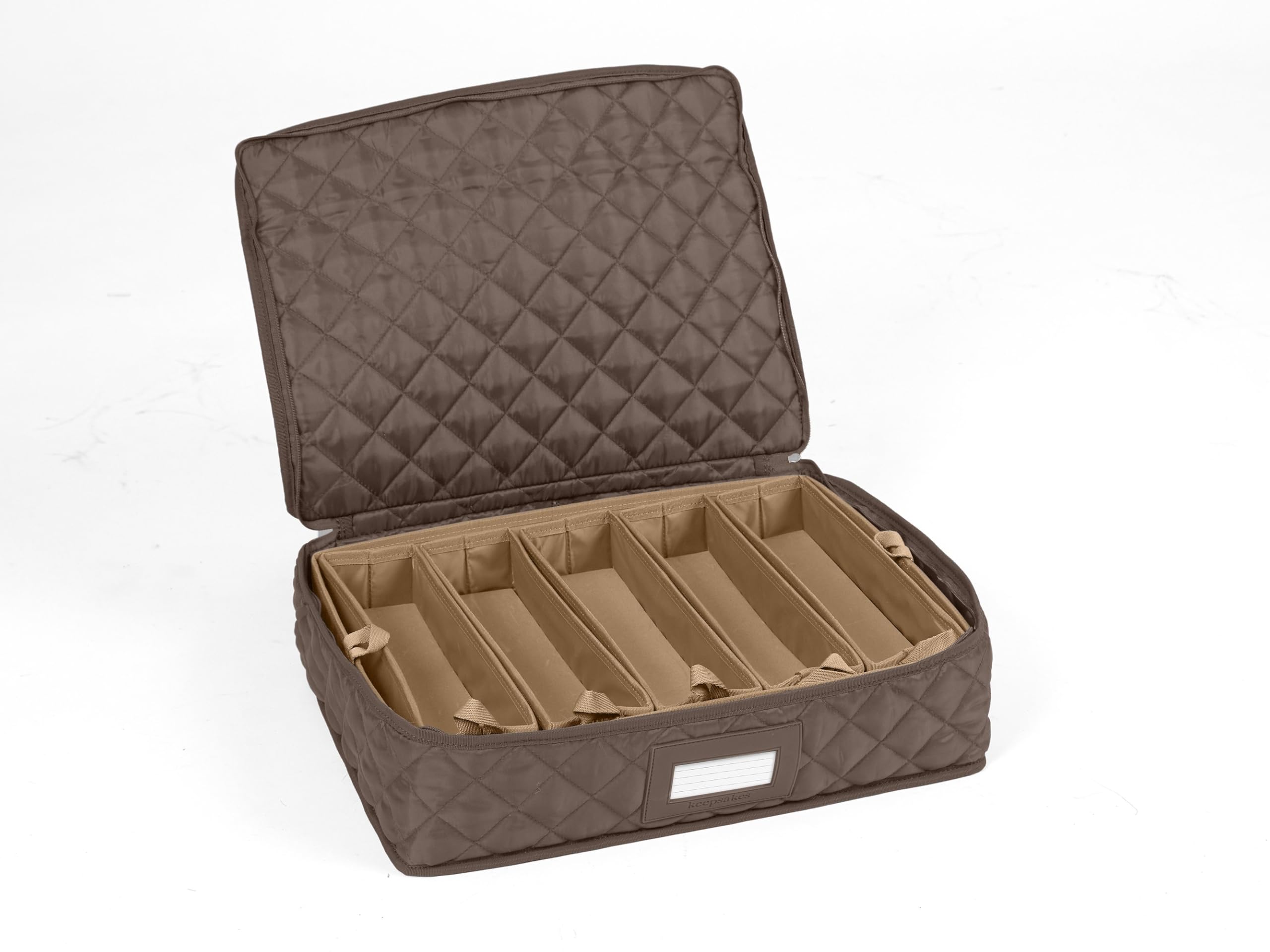 Flatware Storage - Washable And Stain Resistant, Id Window, Kitchen Storage, Bronze