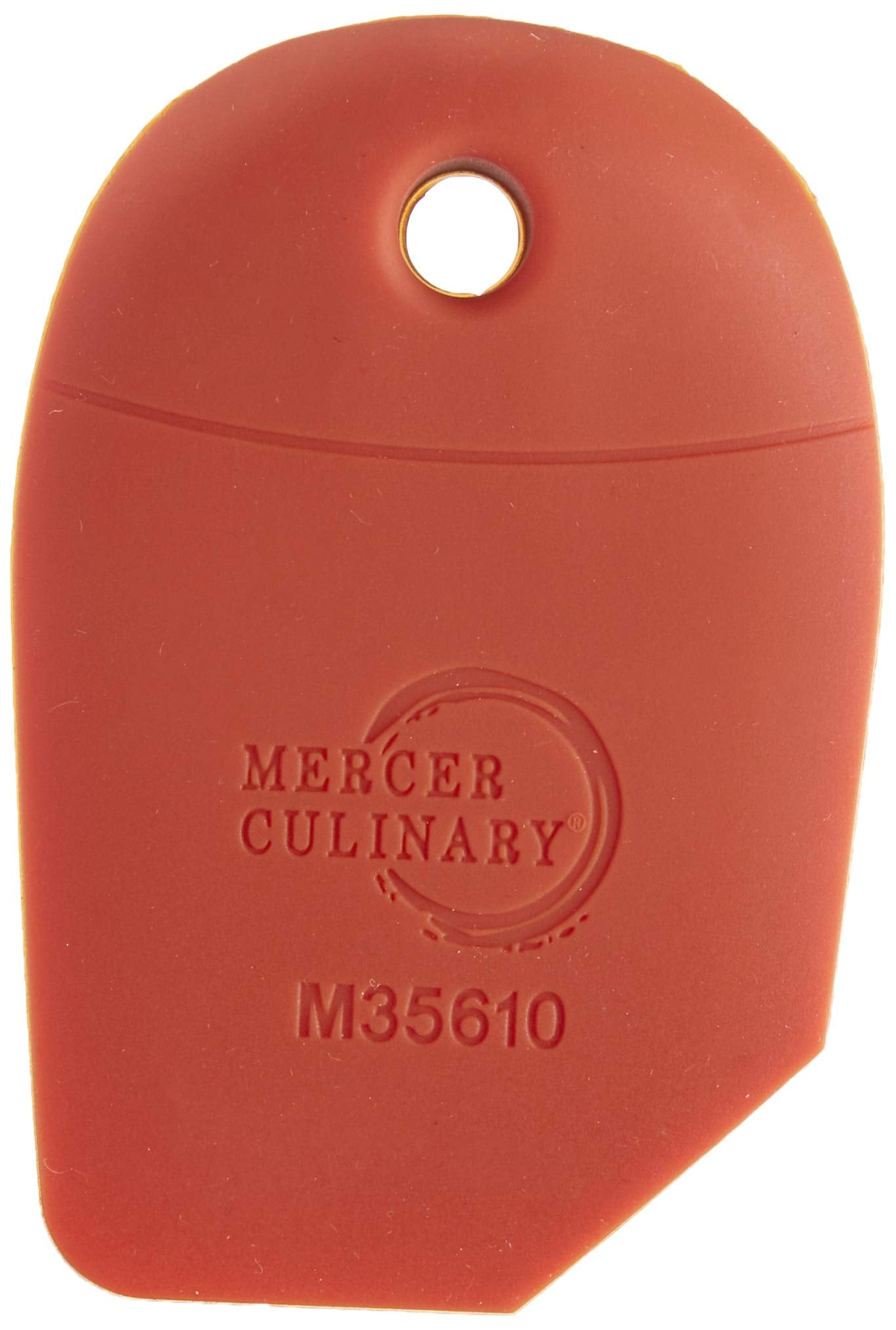 Mercer Culinary Silicone 45 Degree Angle Plating Wedge, Red, Large
