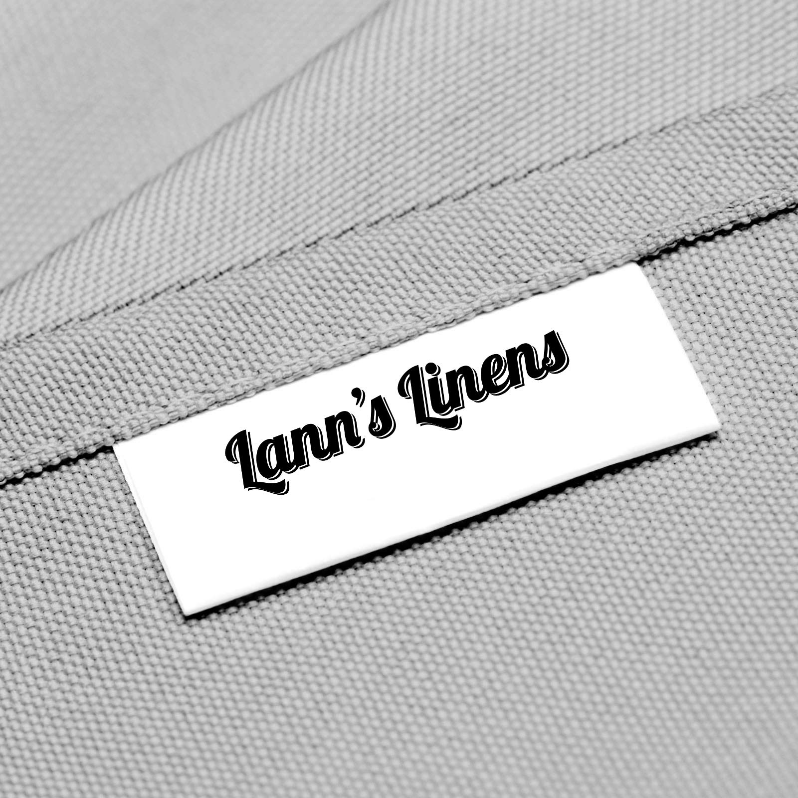 Lann'S Linens - 90 Round Premium Tablecloth For Wedding/Banquet/Restaurant - Polyester Fabric Table Cloth - Silver