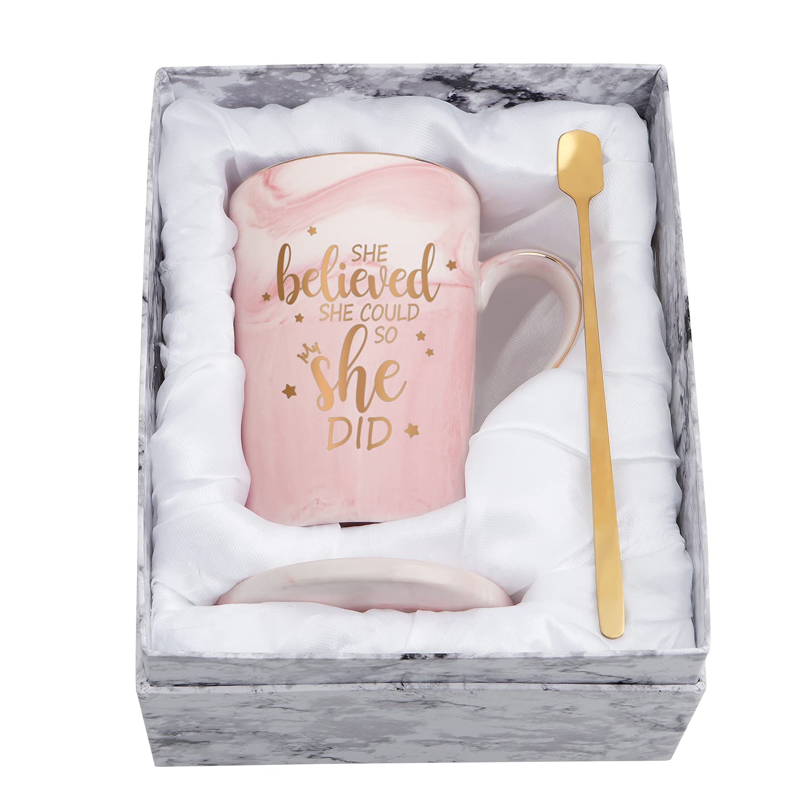 She Believed She Could So She Did Mug, Graduation Gift For Her, Inspirational Spiritual Motivational Congratulations Gifts For W