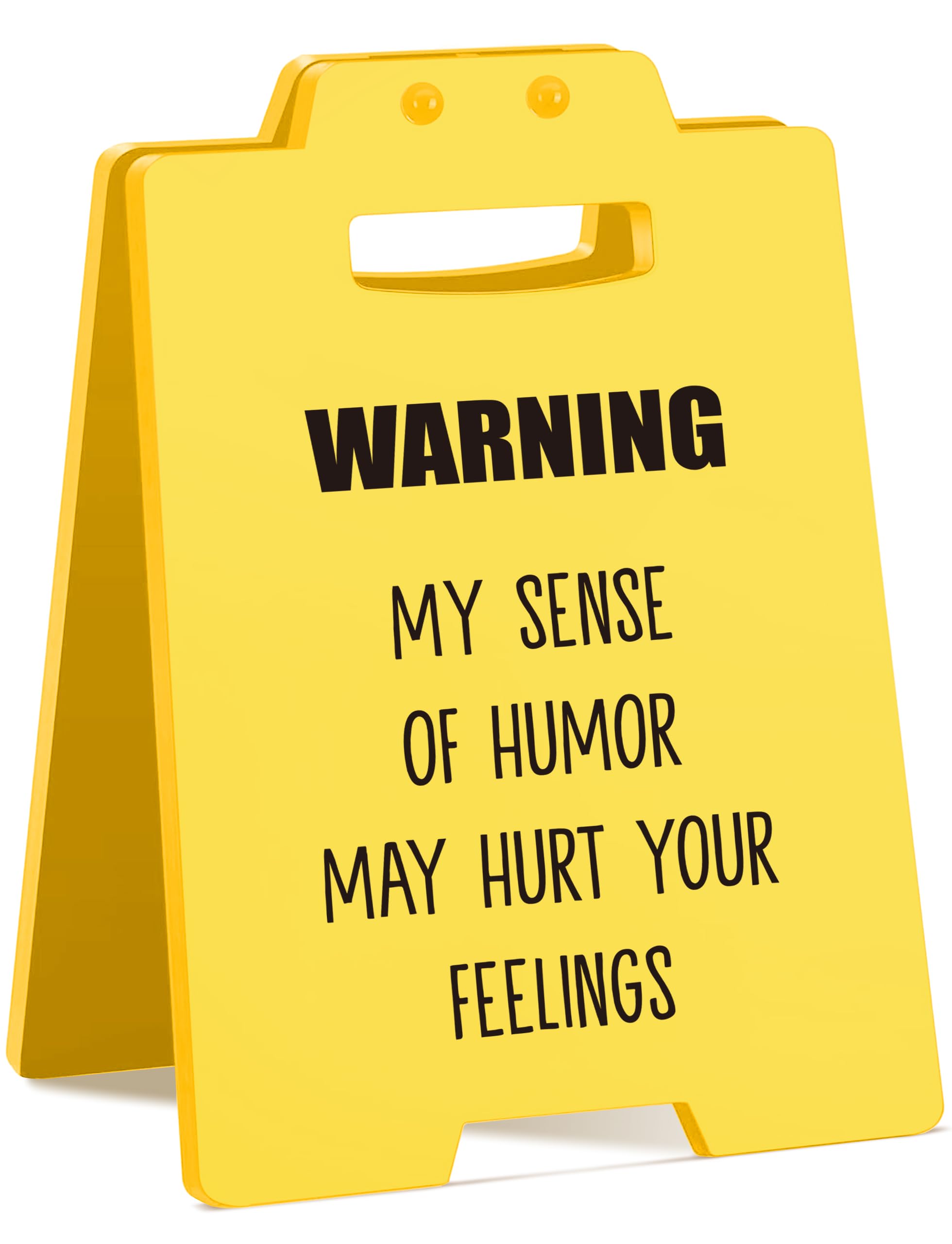 Funny Office Decor | Humorous Desk Sign | Work Gag Gift for Coworkers, Bosses, Employees, Teammate | Humorous Office Christmas W