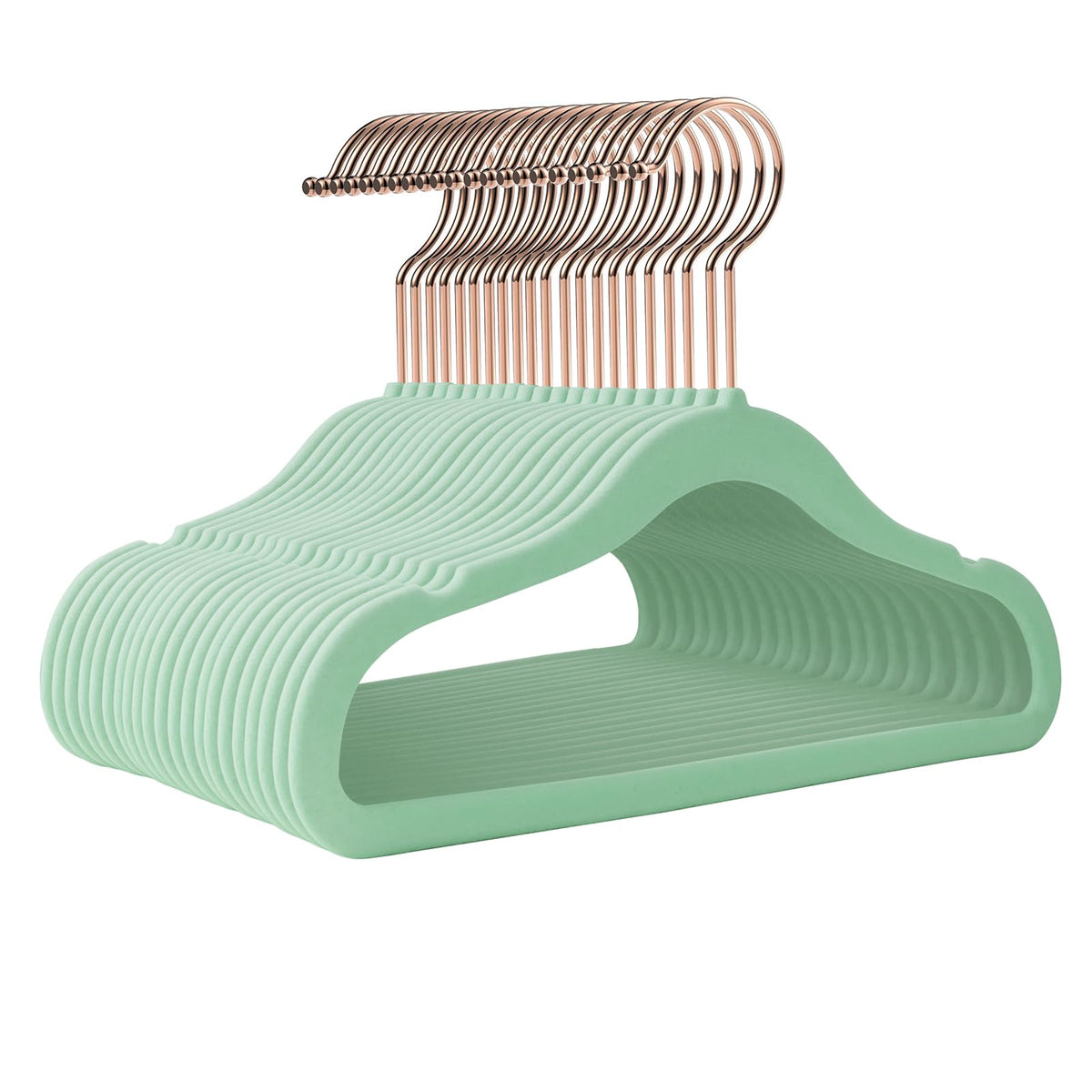 Ulimart Baby Hangers Velvet 50 Pack-11.4 Inch,Baby Clothes Hangers Non Slip, Baby Hangers For Closet,Durable Infant/Toddler Hang