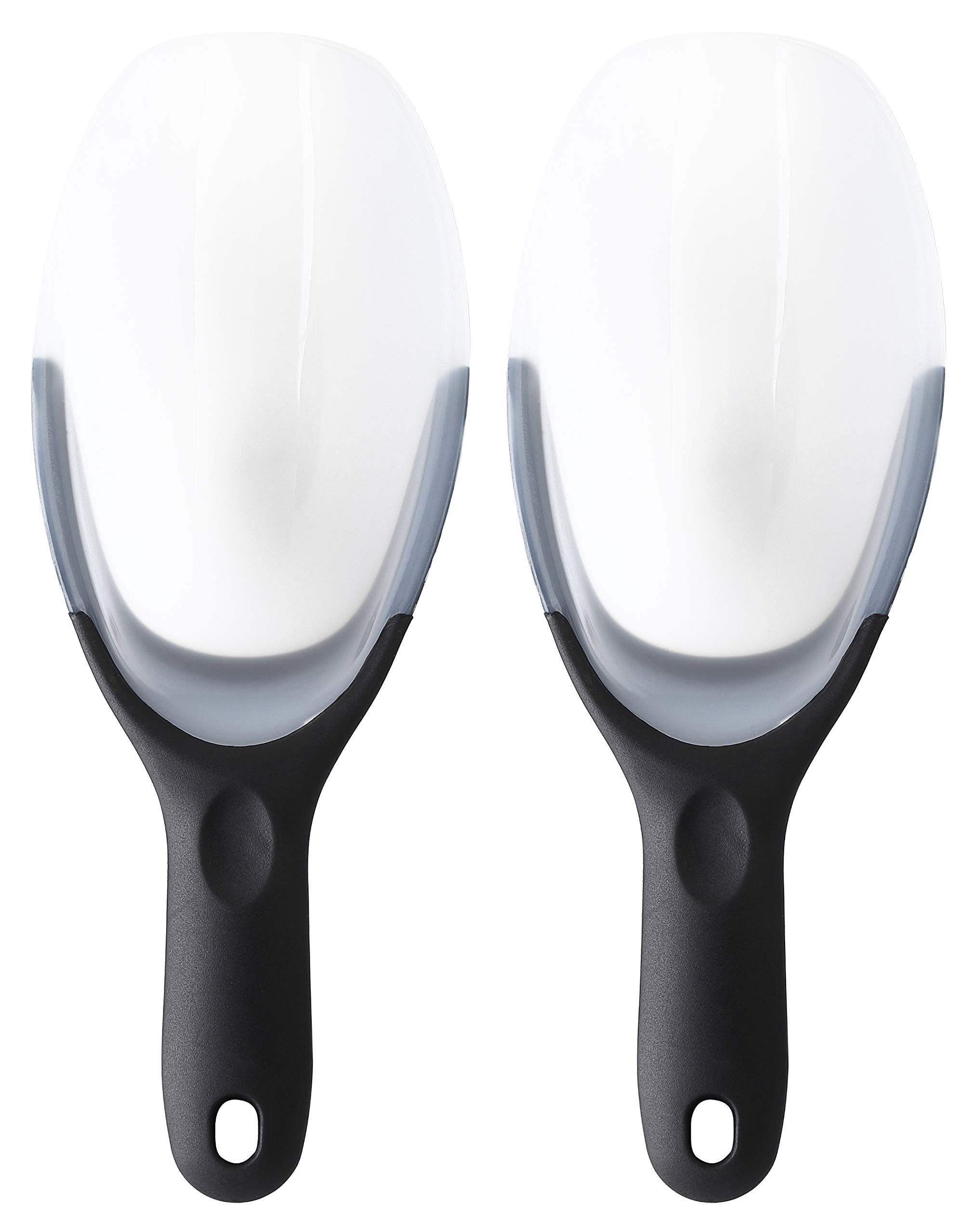 Spring Chef Magnetic Ice Scoop for Ice Machine - Durable BPA-Free Flexi-Plastic Kitchen Scoops with Soft Grip Handle - Popcorn S