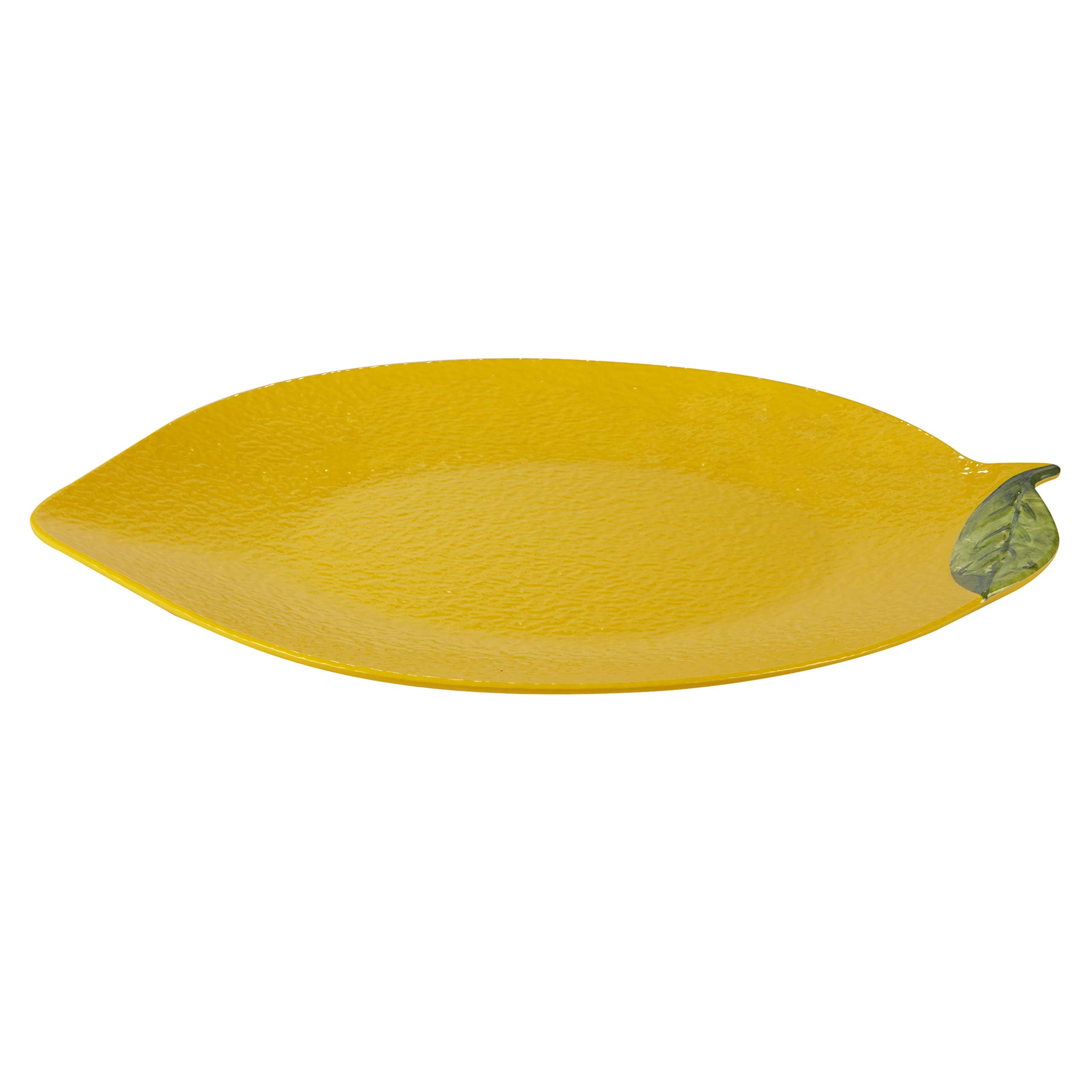 Certified International Zest 3-D Lemon 2 Pc Melamine Hostess Serving Set, Multicolor