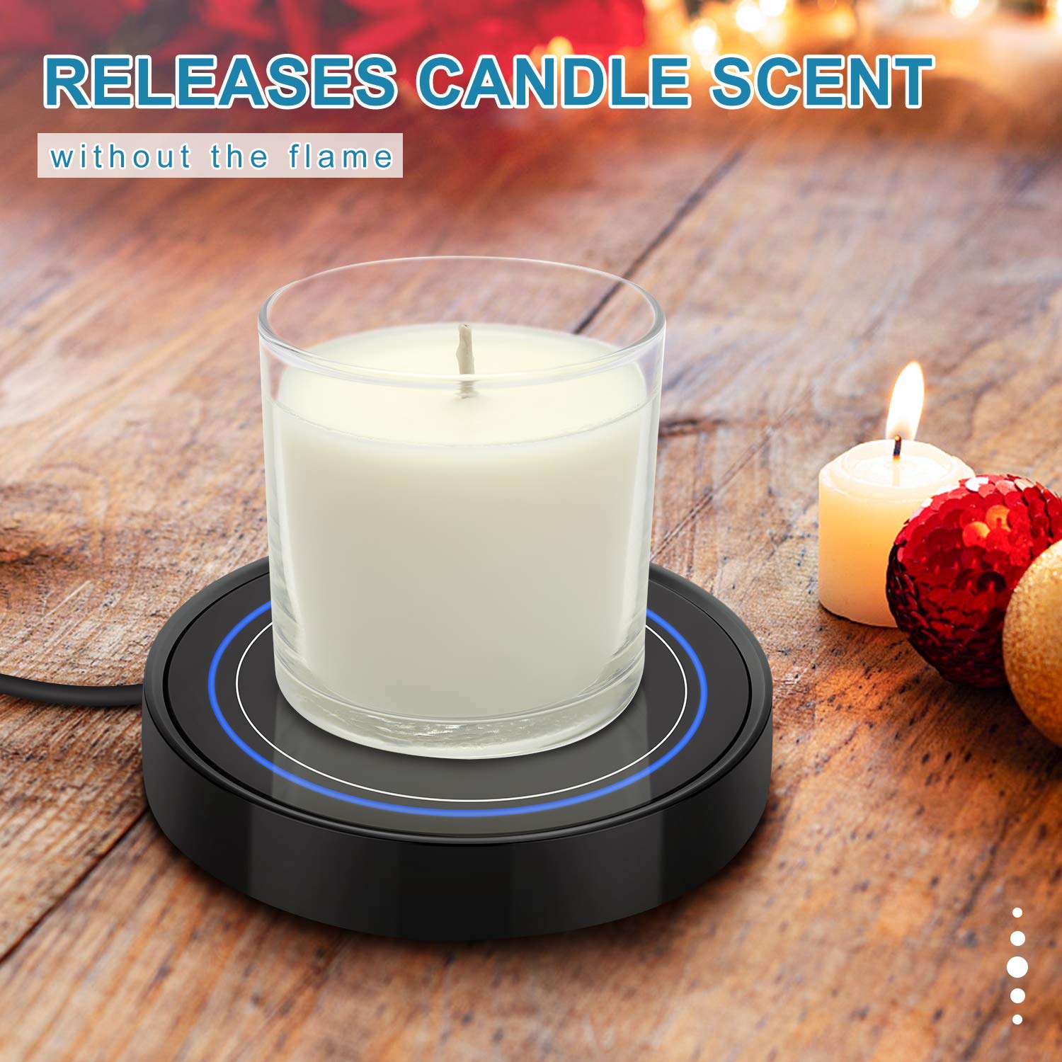 Dimux Coffee Mug Warmer, Electric Beverage Warmers For Office Home Desk Use, Smart Cup Warmer Thermostat Coaster For Hot Coffee