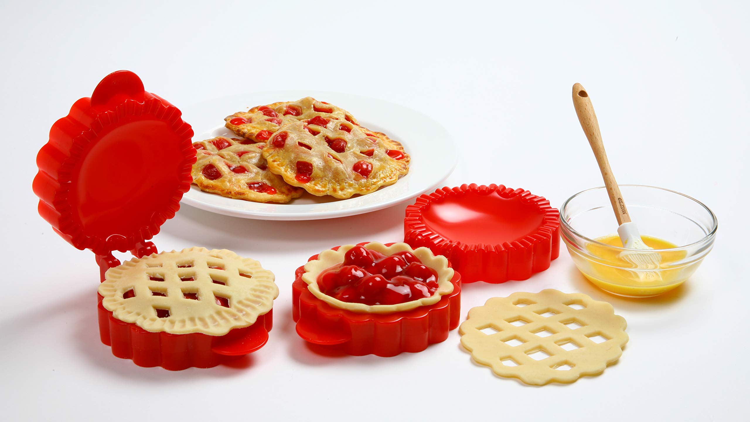 Norpro Lattice Mini Pie Mold, 4.5'' X 5.75'' X 2'' / 11.5Cm X 14.5Cm X 5Cm, As Shown