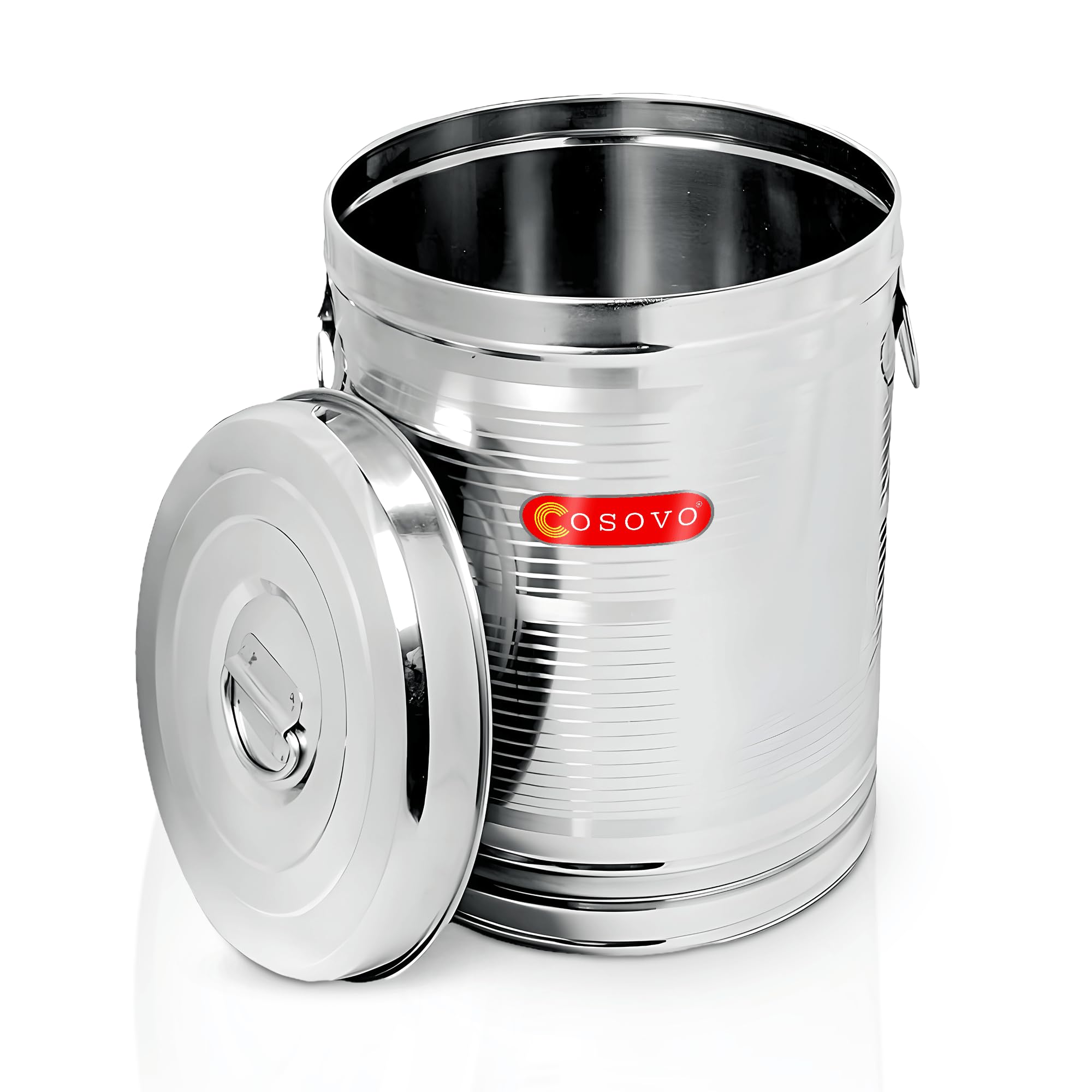 Cosovo Steel Rice Storage Container | Steel Storage Box Drum | Grocery Container For Kitchen | Kothi | Dibba | Drum For Kitchen 