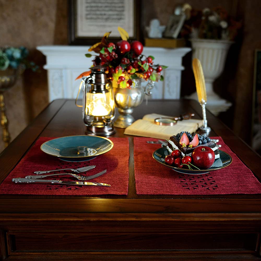 Artable Rectangle Table Runners Fabric Home Garden Table Runner With Well-Trimmed Edge For Picnics Indoor And Outdoor Dining Hol