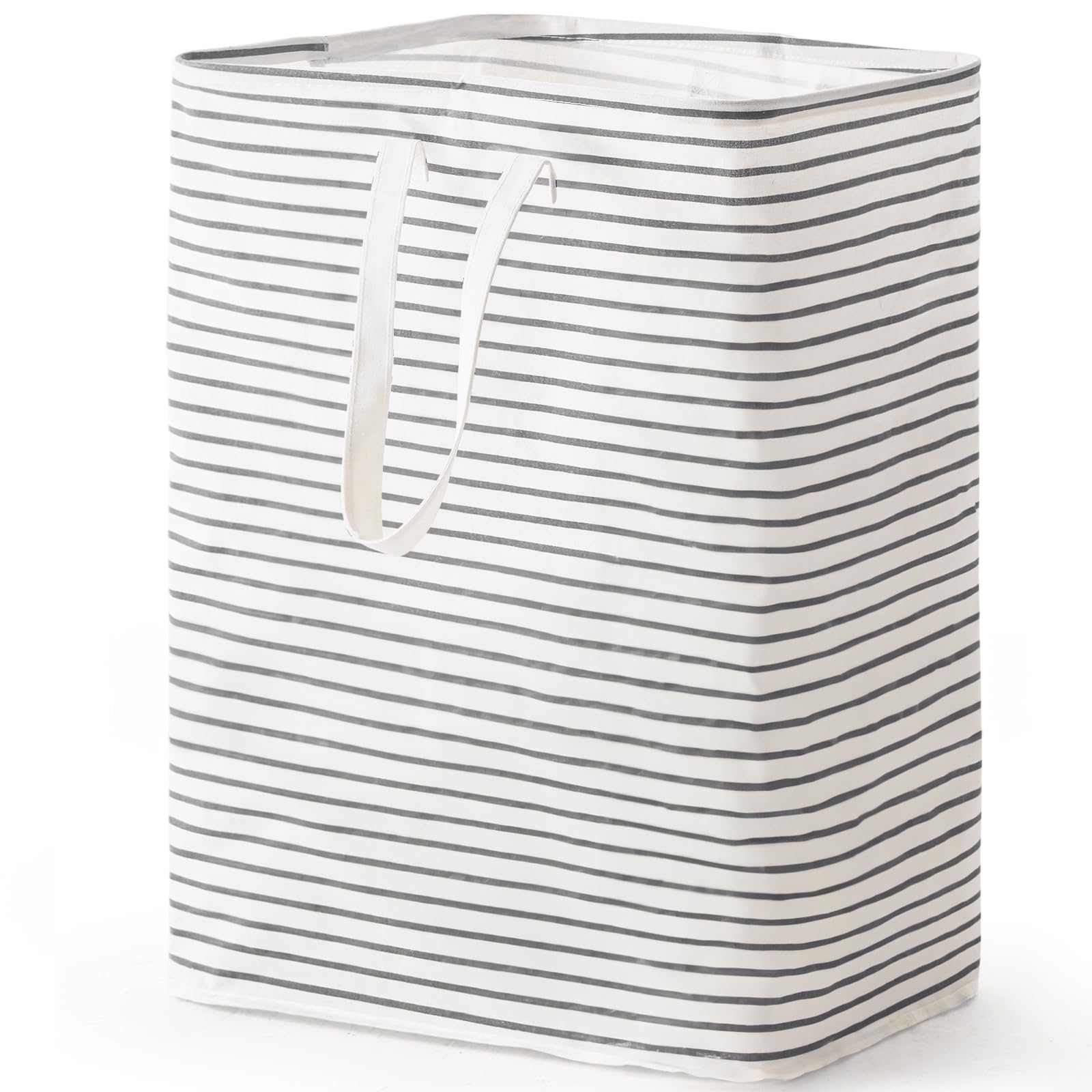 125L Freestanding Laundry Hamper, Collapsible Waterproof Clothes Basket With Easy Carry Long Handle, Washing Bag For Clothes, To