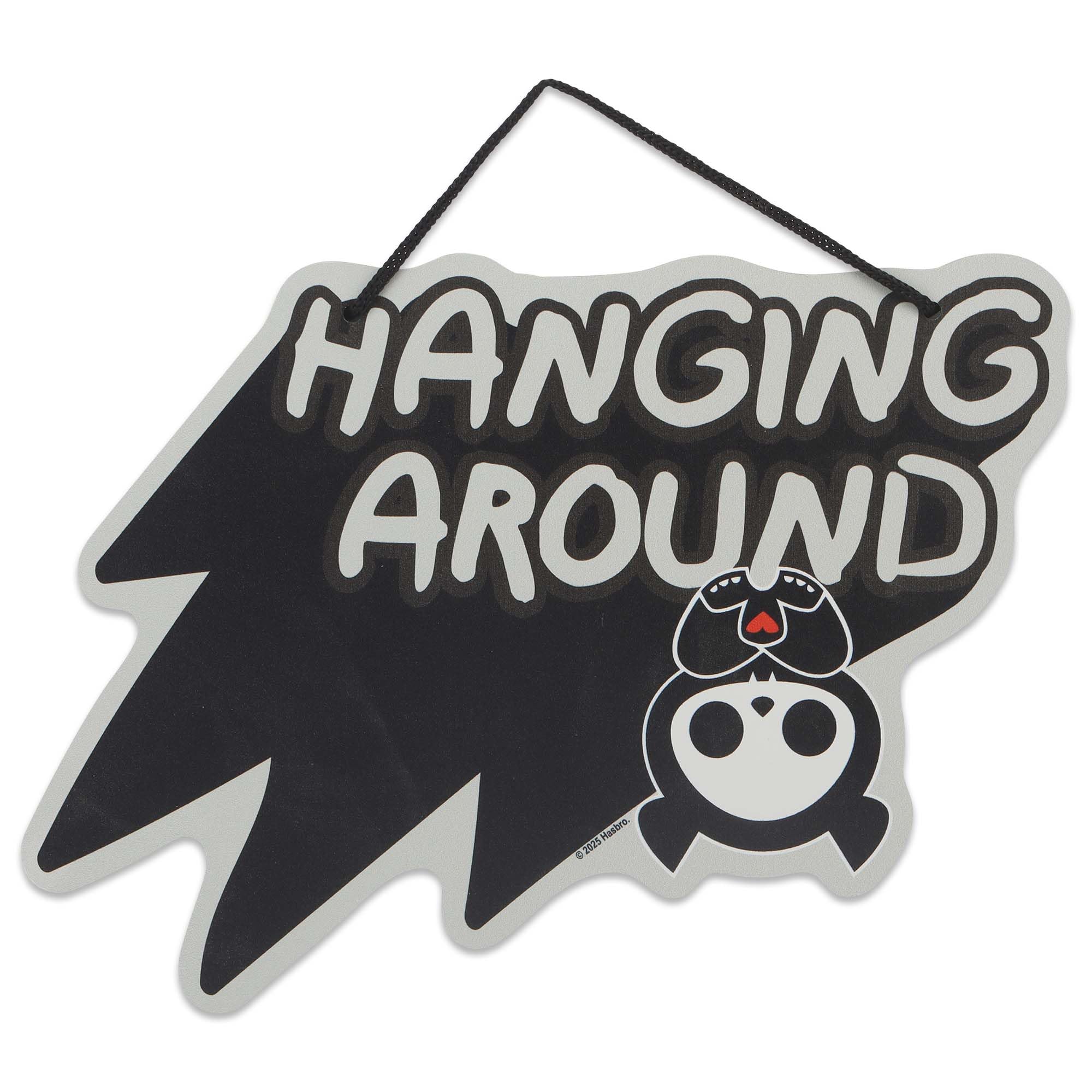 Open Road Brands Hasbro Skelanimals Hanging Around Metal Hanging Wall Decor - Cute Skelanimals Sign for Bedroom or Dorm Room