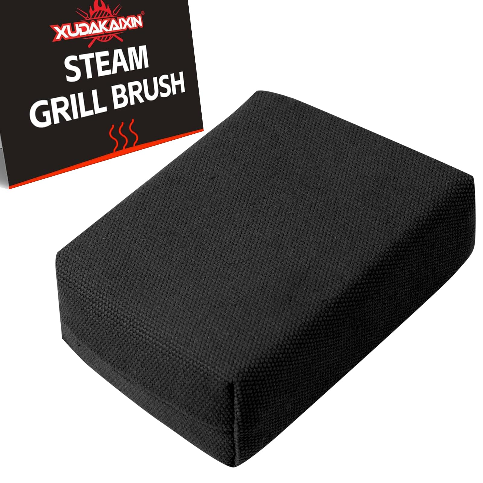 XUDAKAIXIN Grill Brush Bristle Free,(Only Replaceable Cleaning Head No Grill Brush)-Black