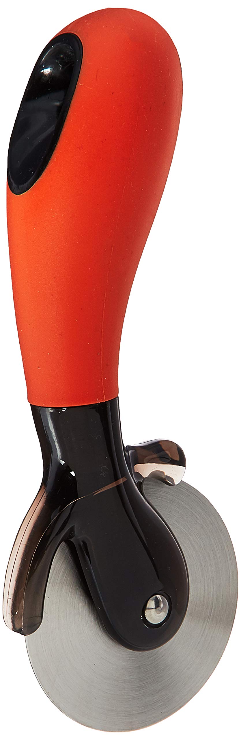 Uniware Professional Non-Stick Kitchen Gadgets With Weighted Handle And Integrated Tool Rests (Pizza Cutter, Orange)