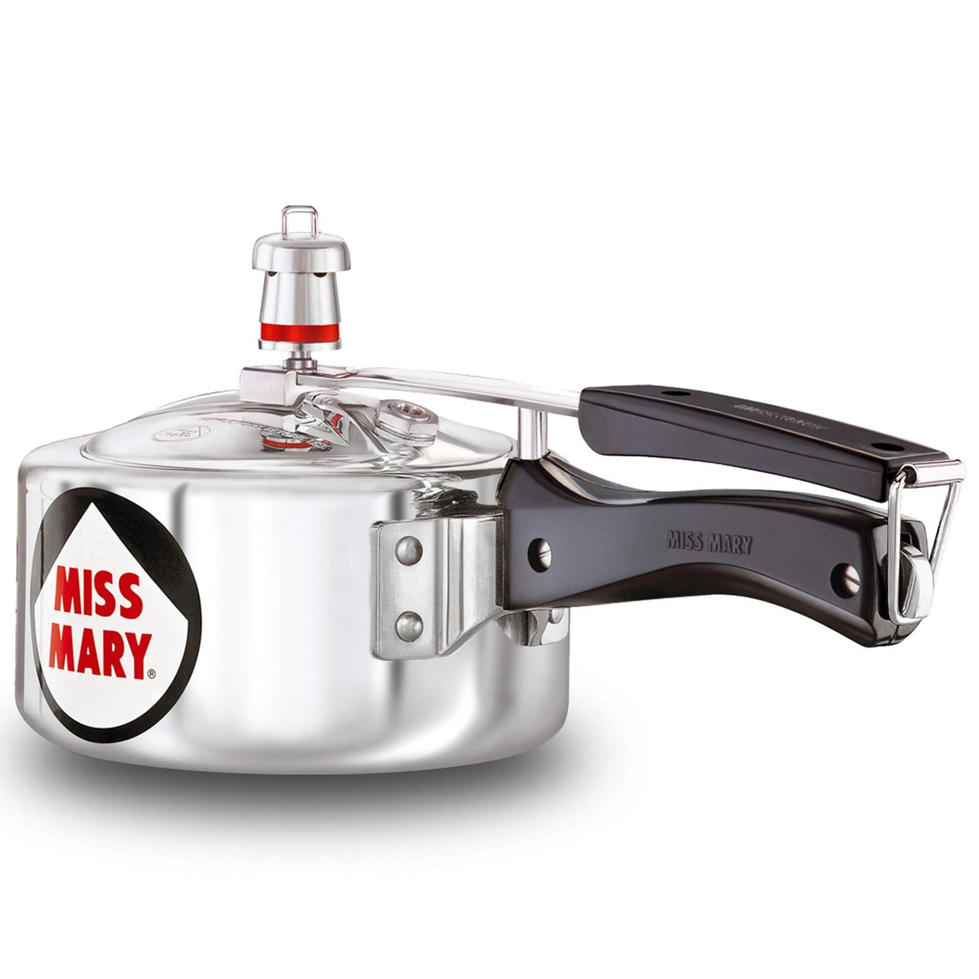 Hawkins Miss Mary Aluminium Pressure Cooker Silver 1.5 Litre
