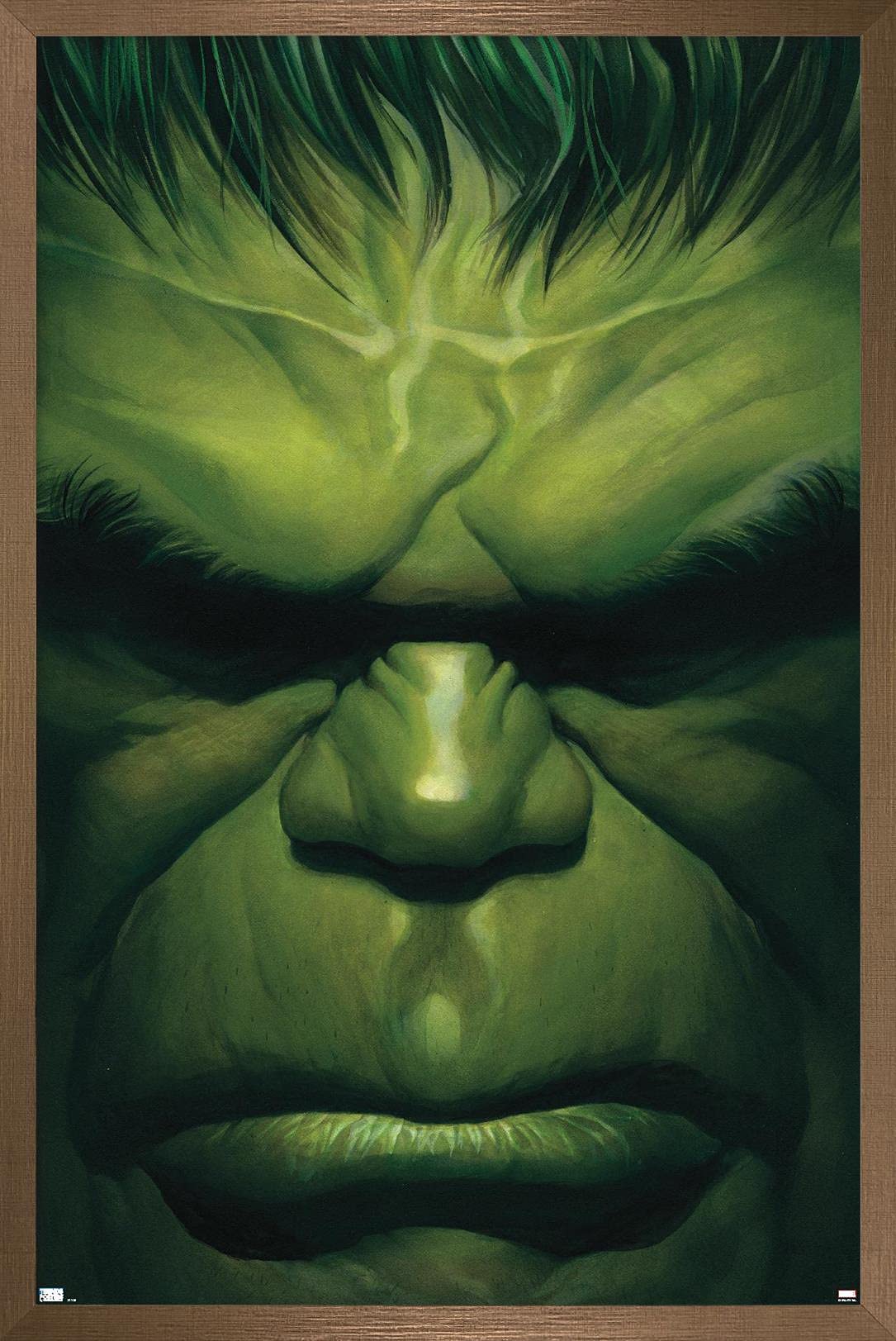 Trends International Marvel Comics - Hulk - The Immortal Hulk #18 Wall Poster, 22.37'' X 34.00'', Bronze Framed Version