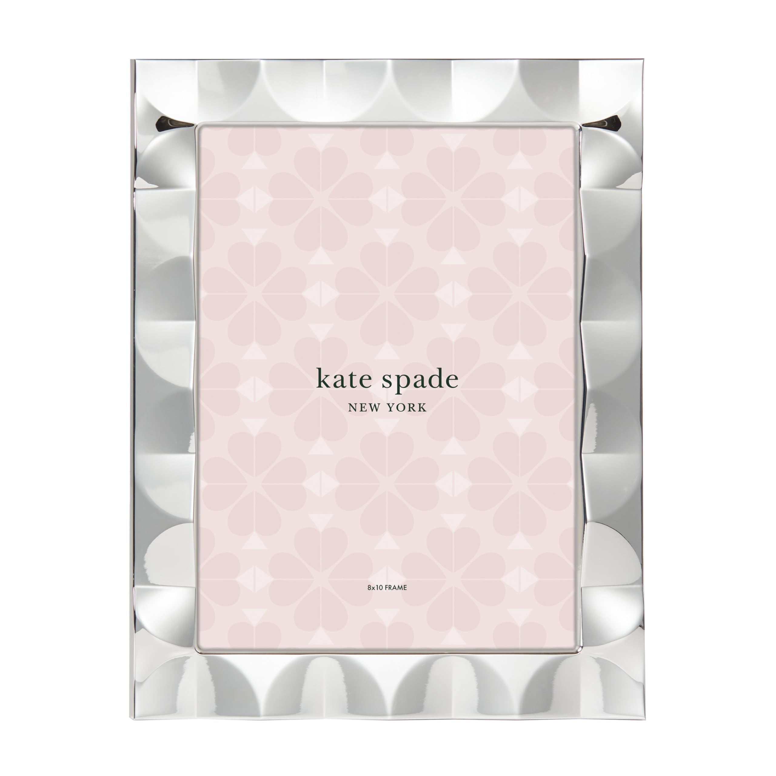 Kate Spade New York Silver South Street 8 X 10 Scallop Frame, 1.80 LB
