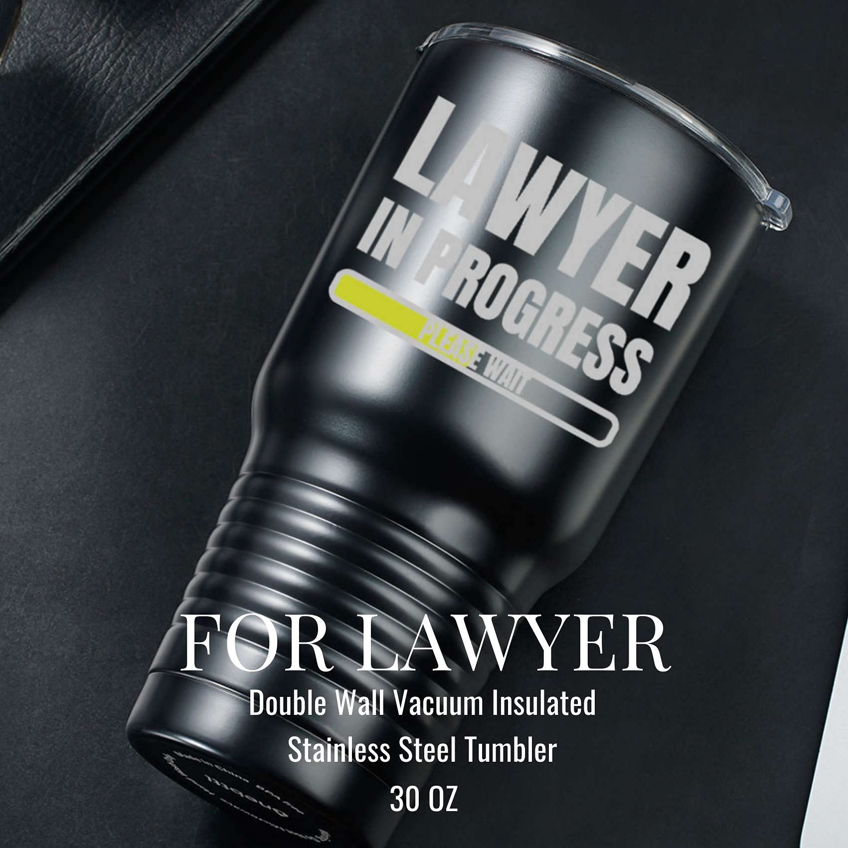 Onebttl Lawyer Gifts For Men & Law School Student, Stainless Steel Tumbler 30 Oz, Perfect Lawyer Idea For Men/Male In Birthday,