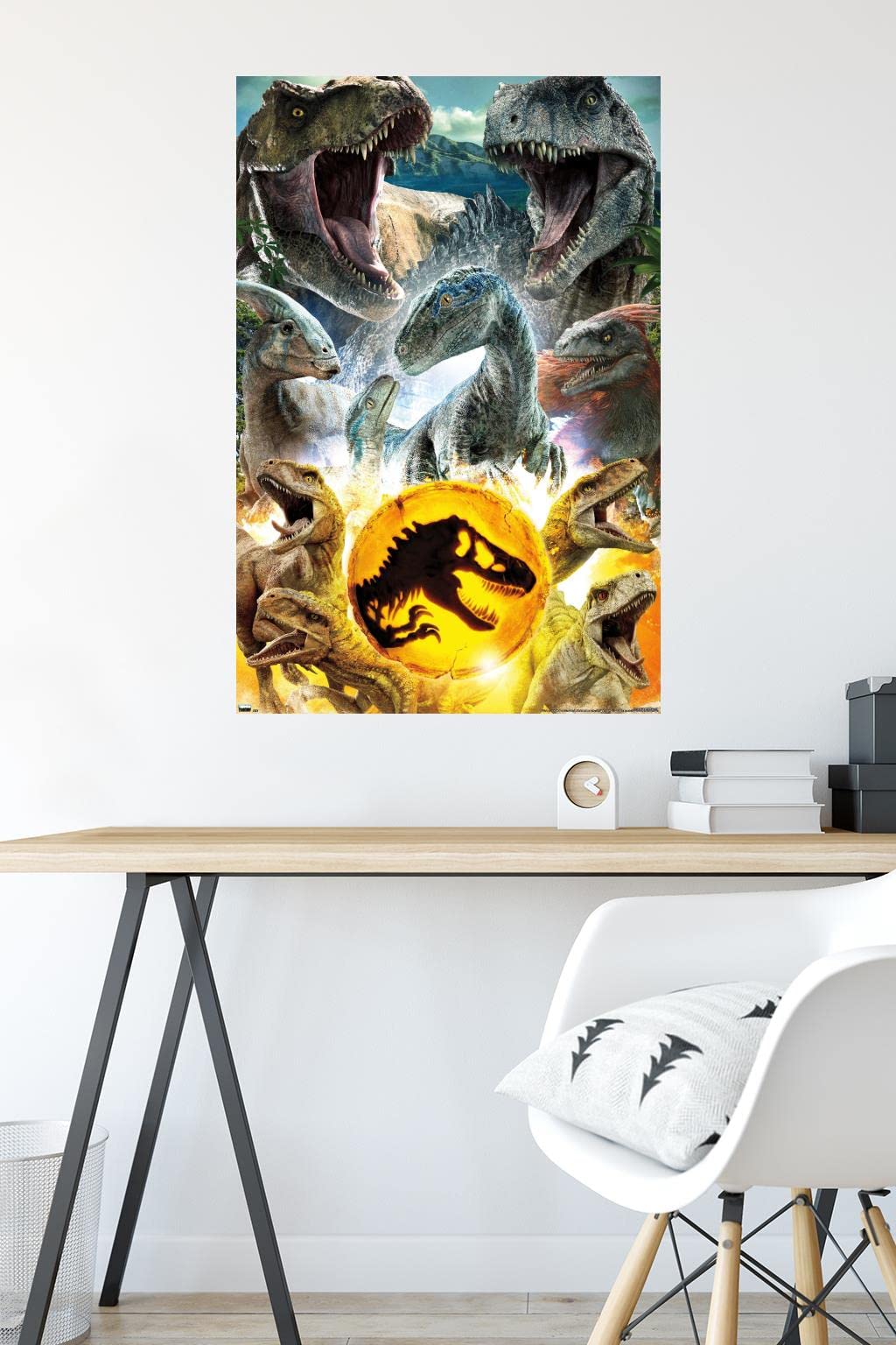 Trends International Jurassic World: Dominion - Group Wall Poster, 22.375'' X 34'', Premium Unframed Version
