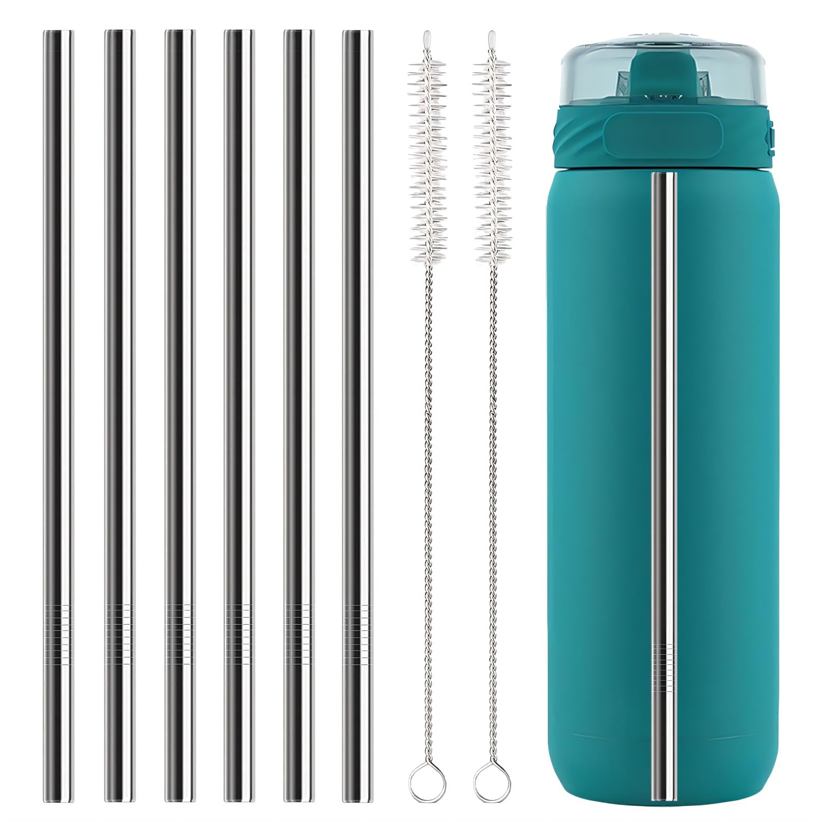Metal Straw Replacement for Ello Cooper 22 oz Water Bottle