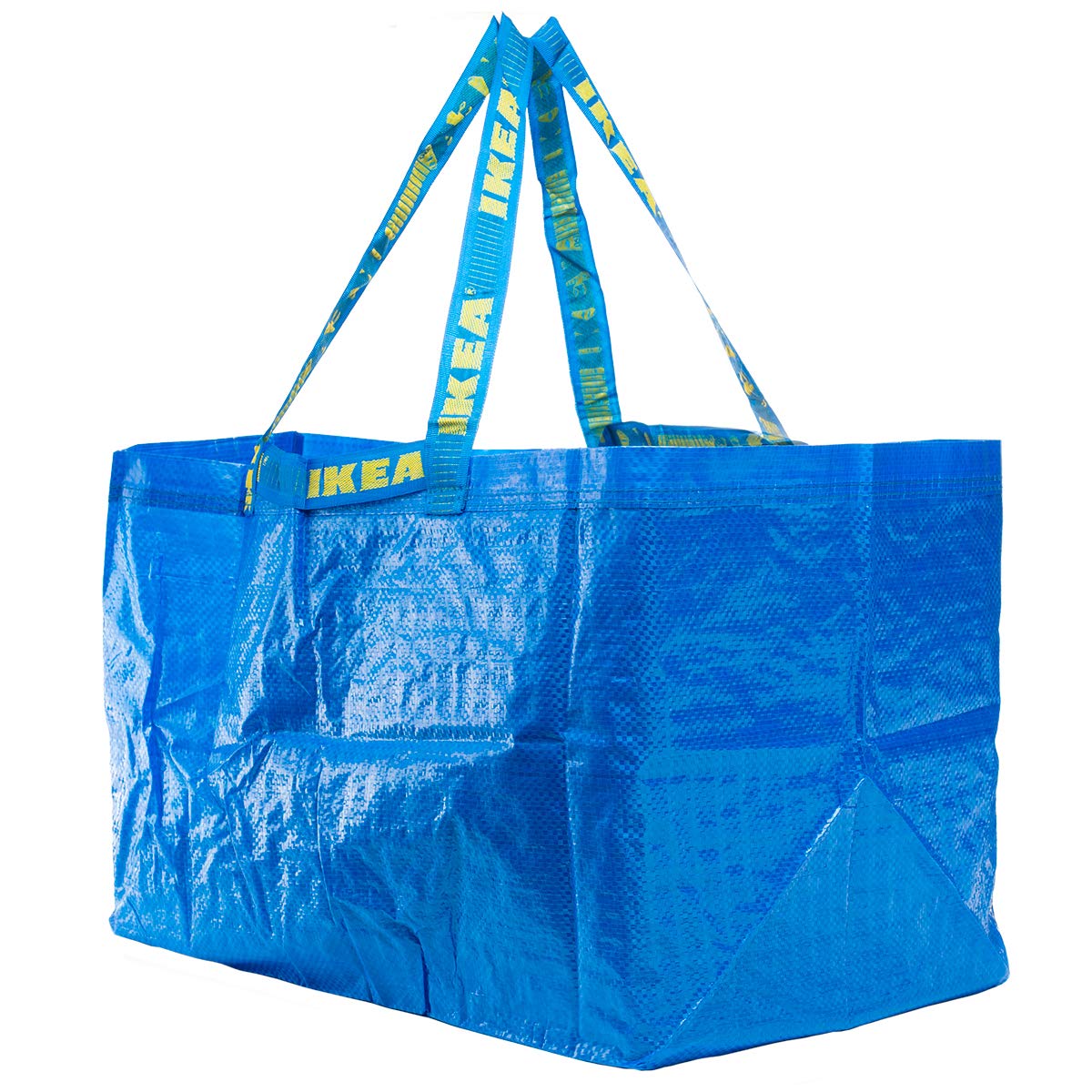 Ikea 172.283.40 Frakta Shopping Bag, Large, Blue, Set Of 10
