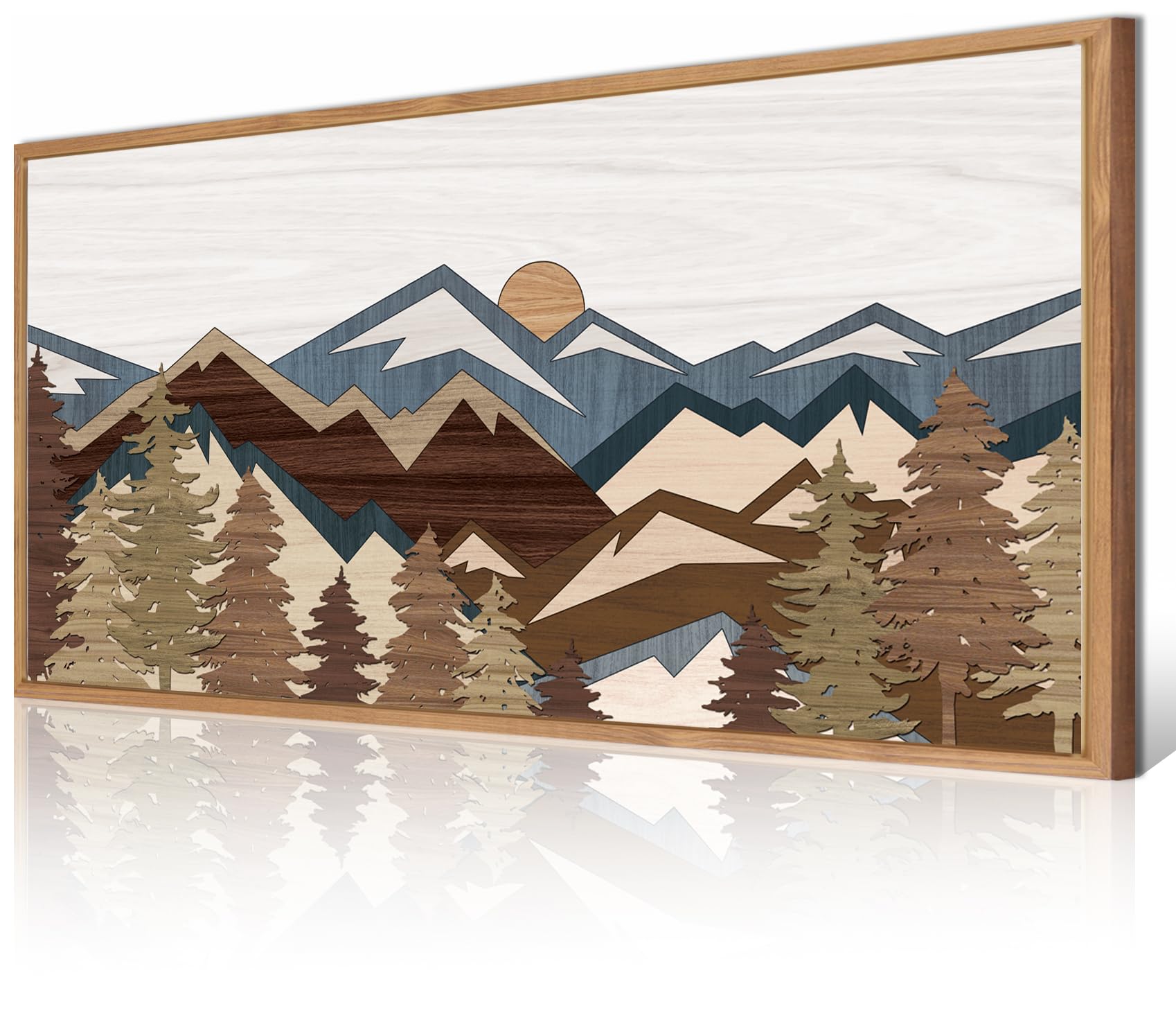 Bincue Large Mountain Wall Art 20X40 Inches