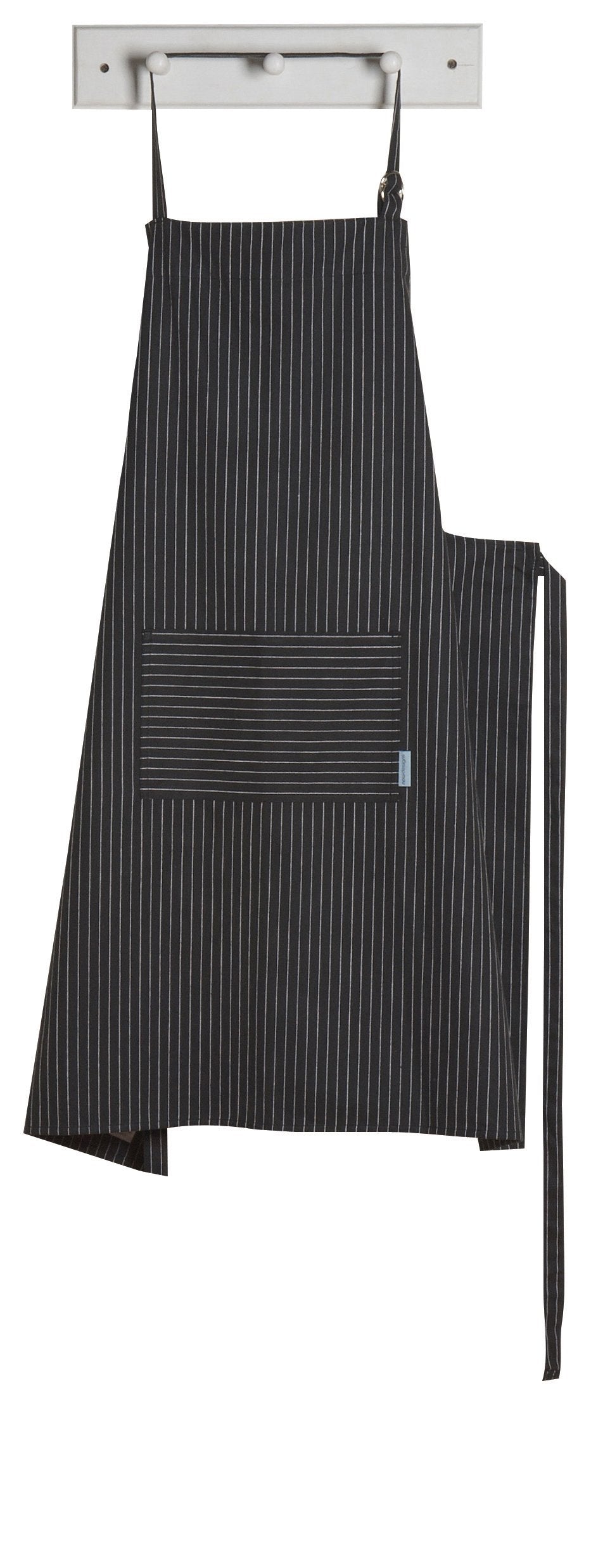Now Designs Oversized Apron, Pinstripe Black