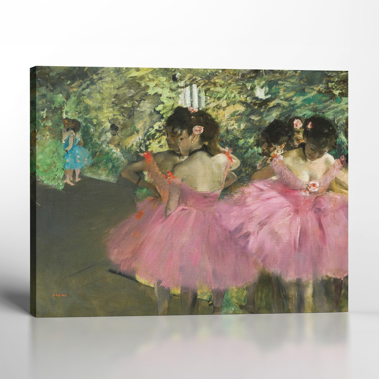 Canvas Prints Wall Art, Degas Wall Art, Dancers In Pink Canvas Print, Ballet Dancer Poster, Degas Wall Art, Fine Art, Ready To H