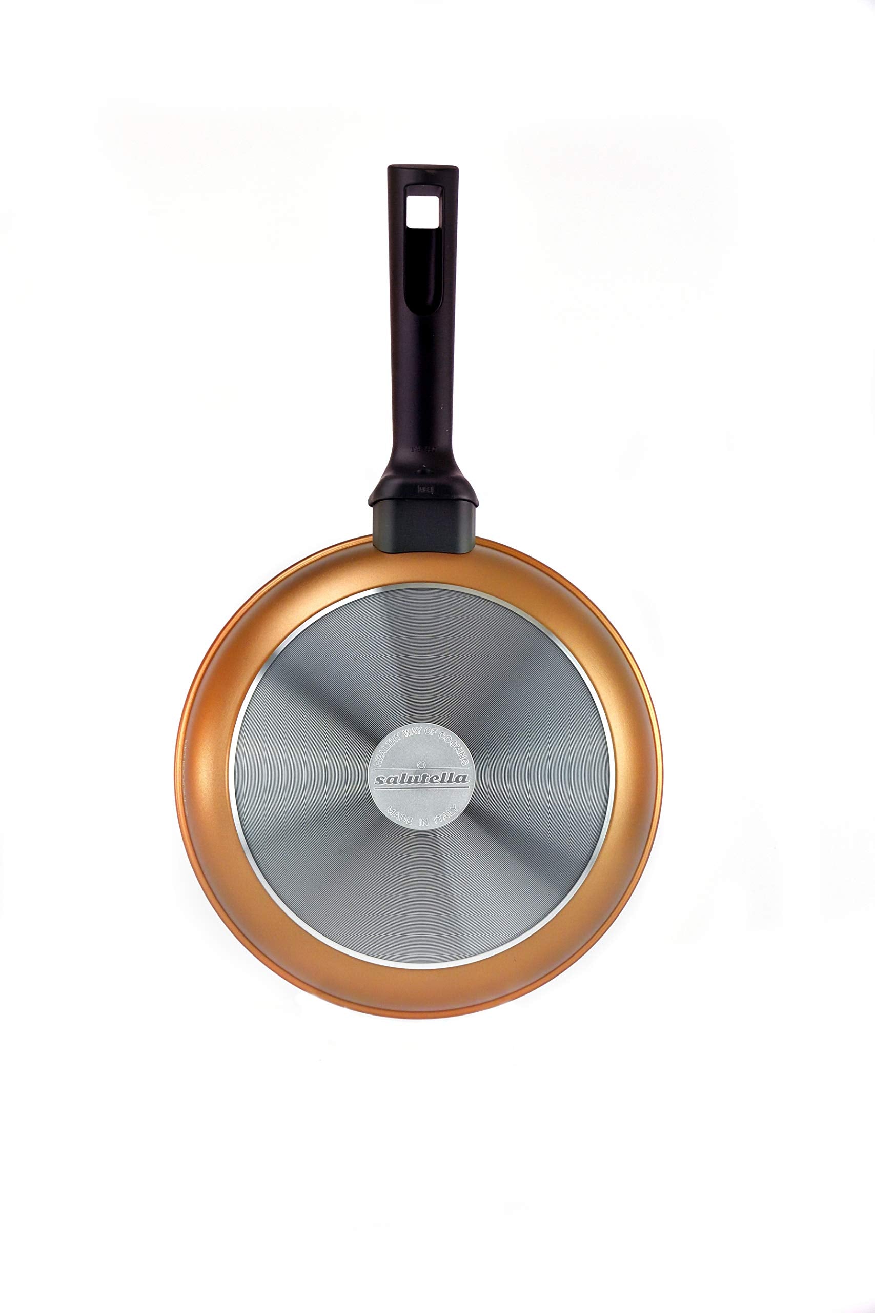 Salutella Zerocolor Unique Nonstick Health Aluminum Wok Pan Diameter 28 Cm Capacity 4.4 L, Copper, 11 Inch