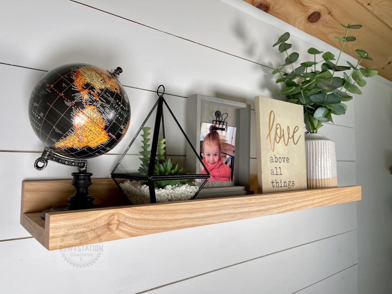 Royal 11 Art & Craft Spice Standing Storage Organizer Engineered Wood Shelf For Kitchen I Rustic Floating Shelf I Multifunction 